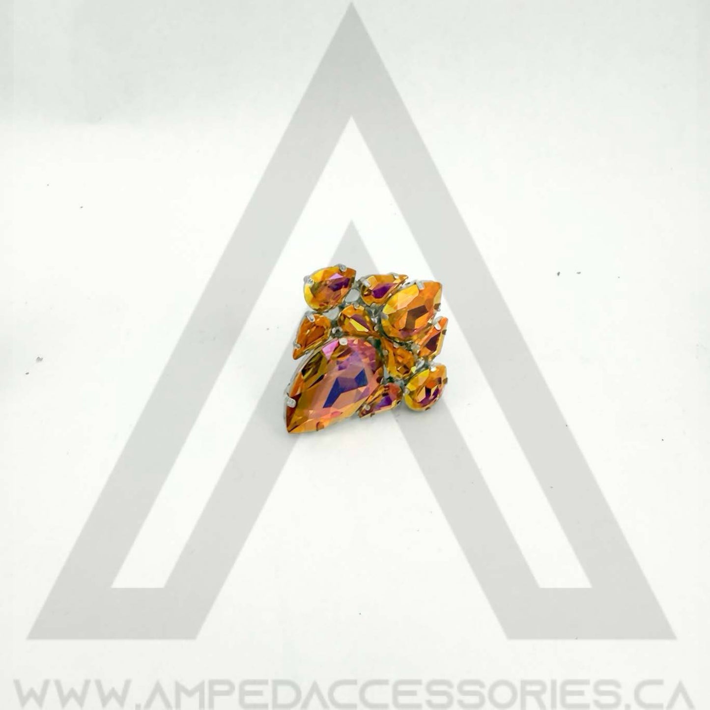 Bronzed Orange Rings