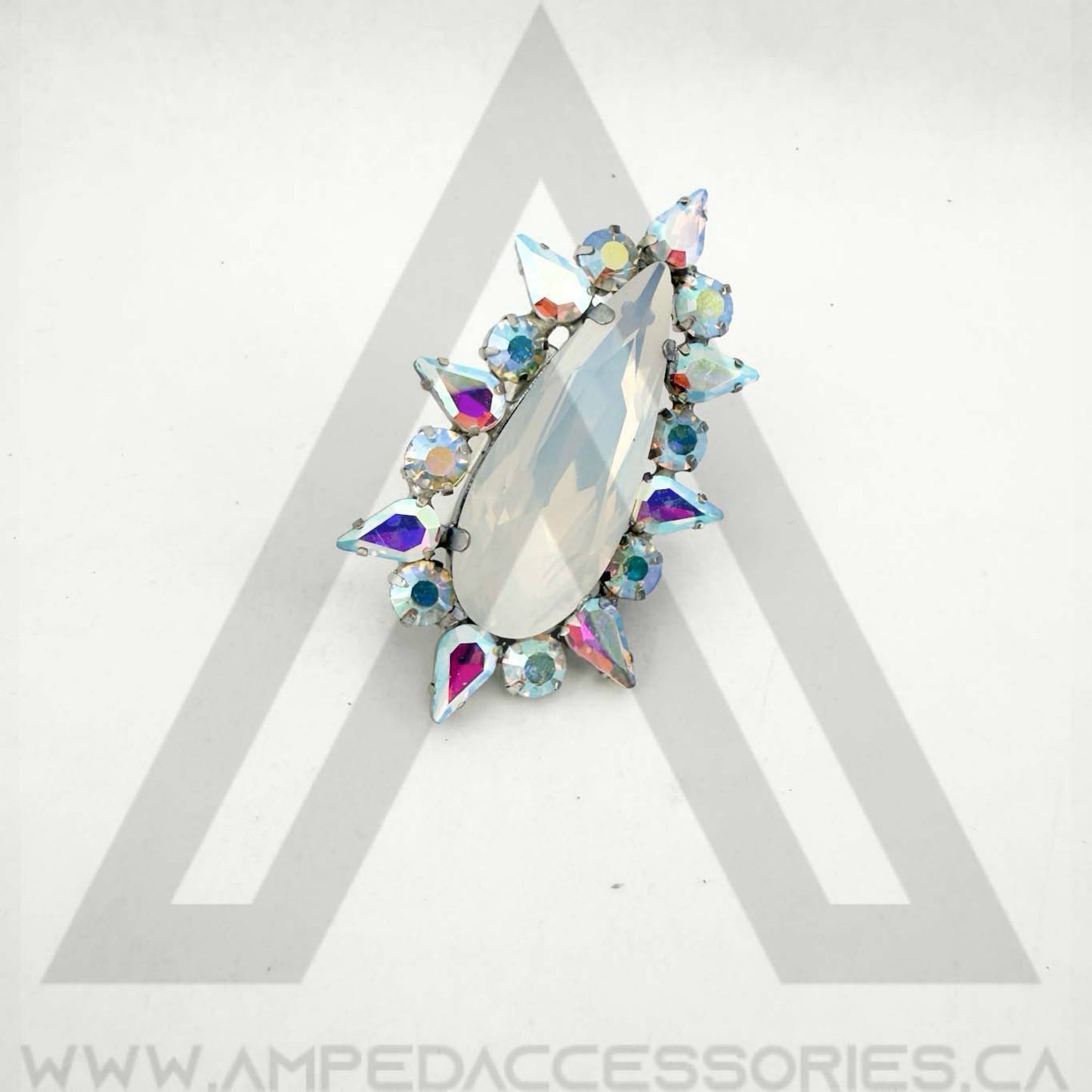 White, White Mocha AB & Opal Rings