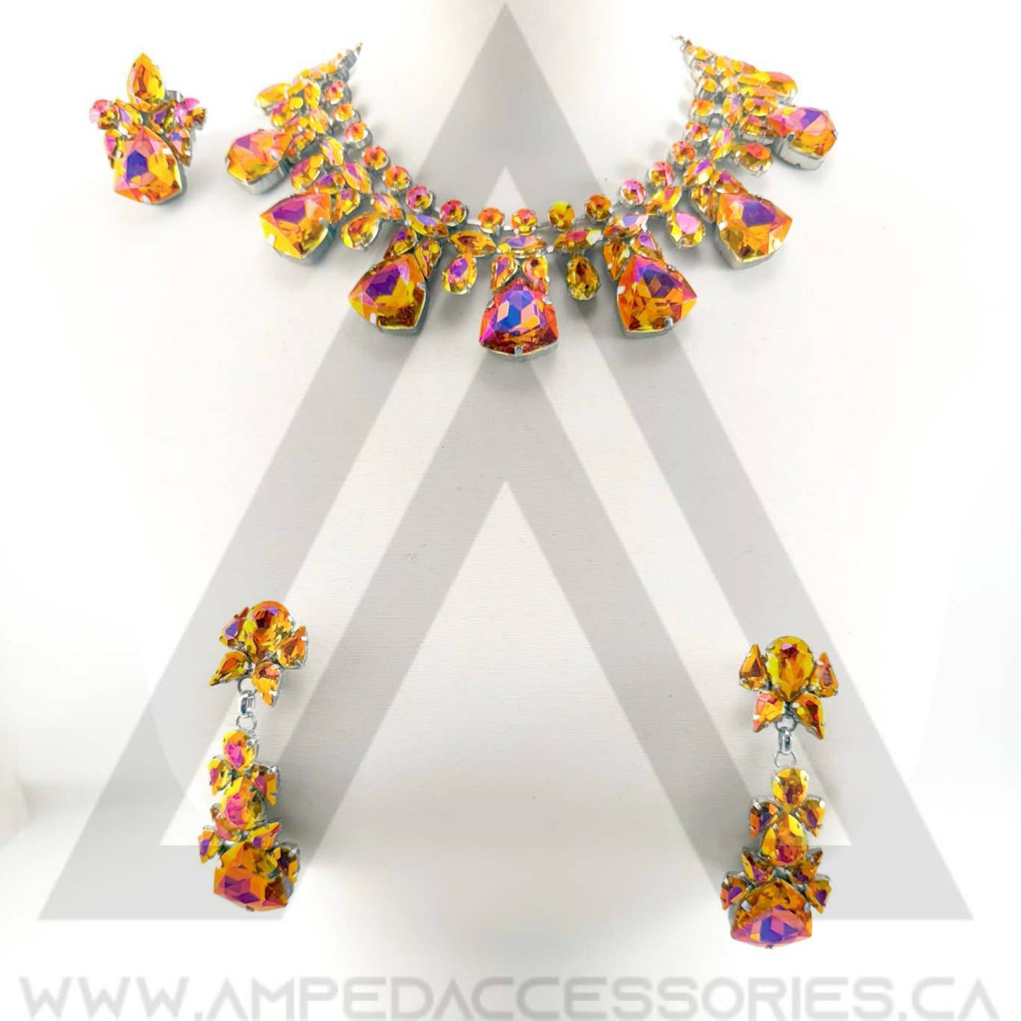 Bronzed Orange Necklace Sets