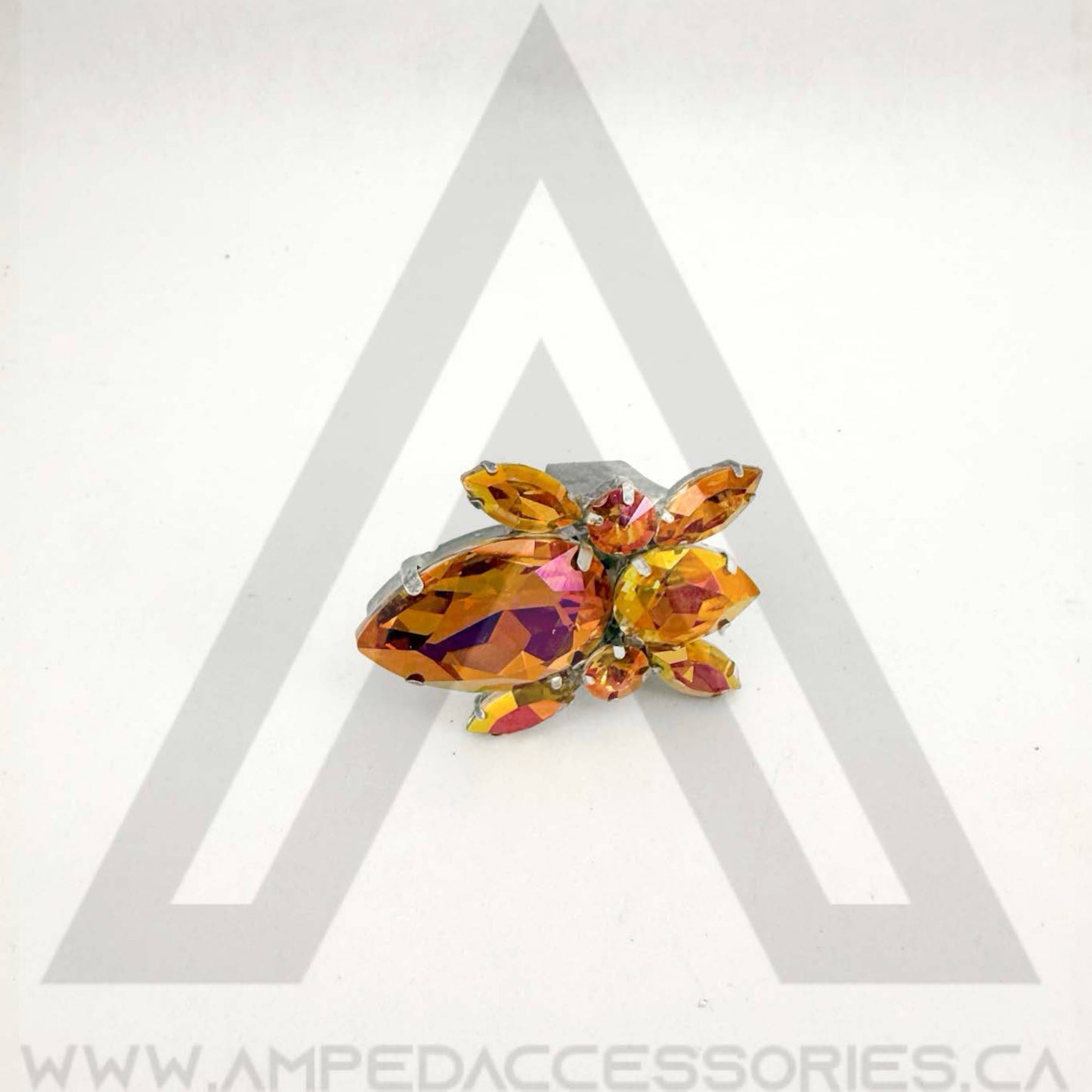 Bronzed Orange Rings