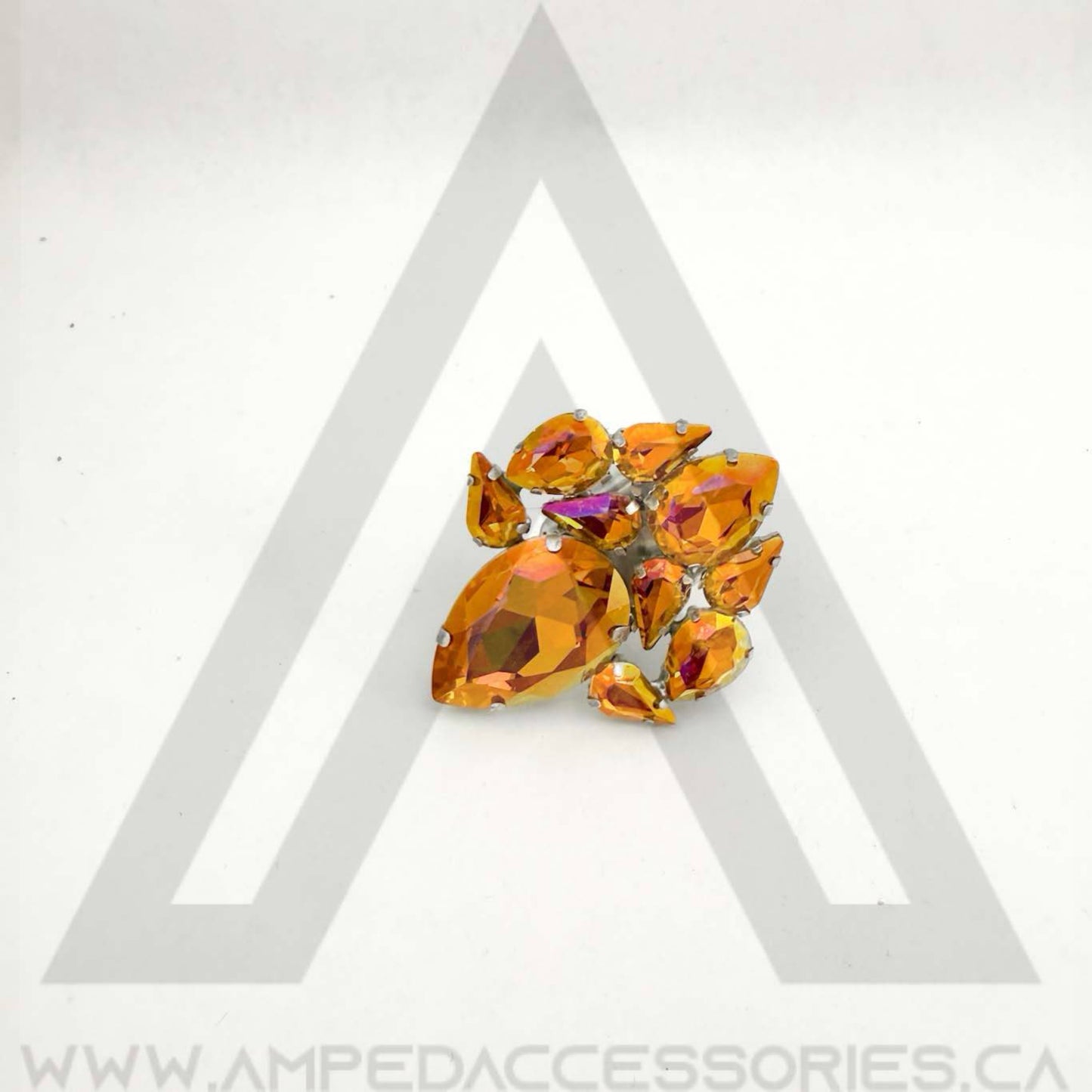 Bronzed Orange Rings