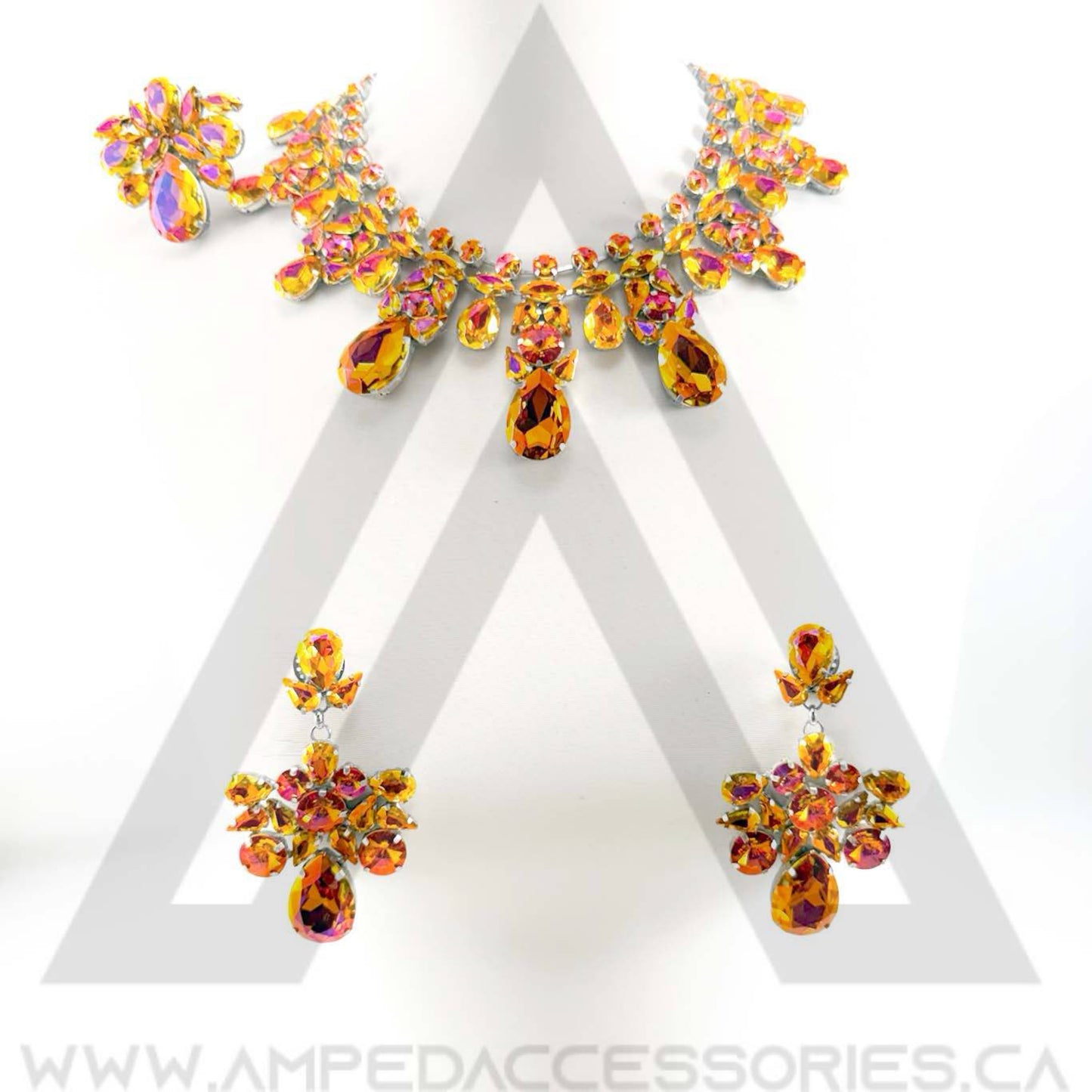 Bronzed Orange Necklace Sets
