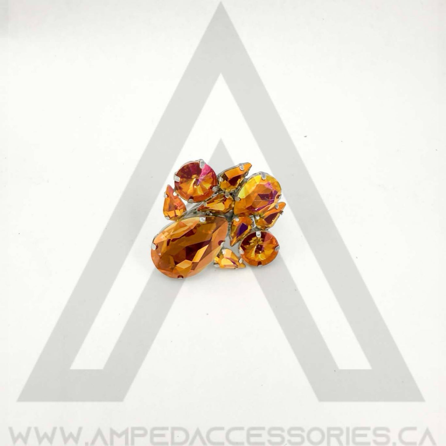 Bronzed Orange Rings