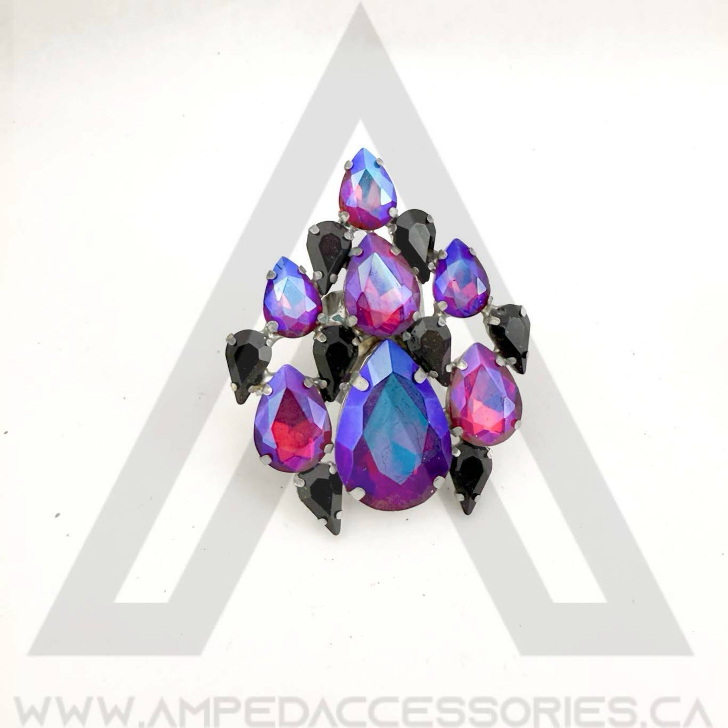 Red & Fuchsia AB Rings