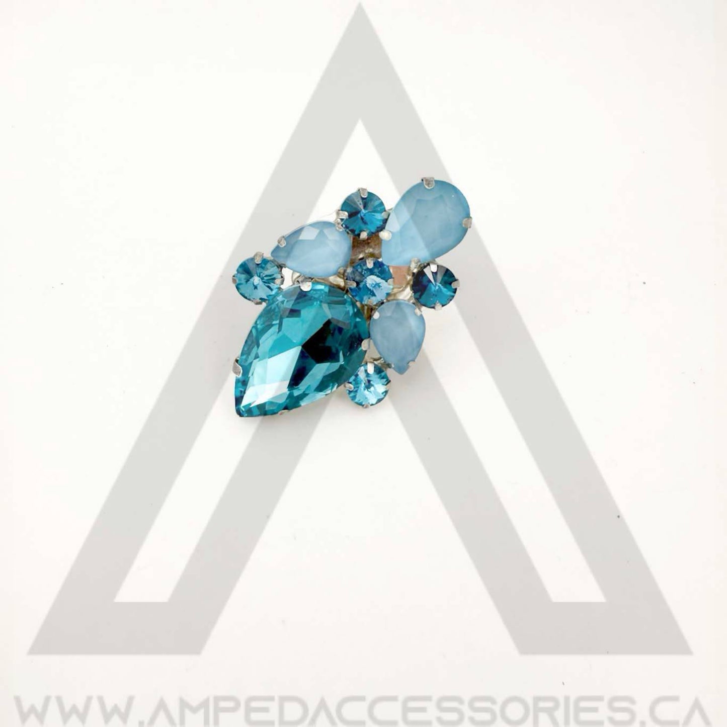 Aqua & Blue Zircon Rings