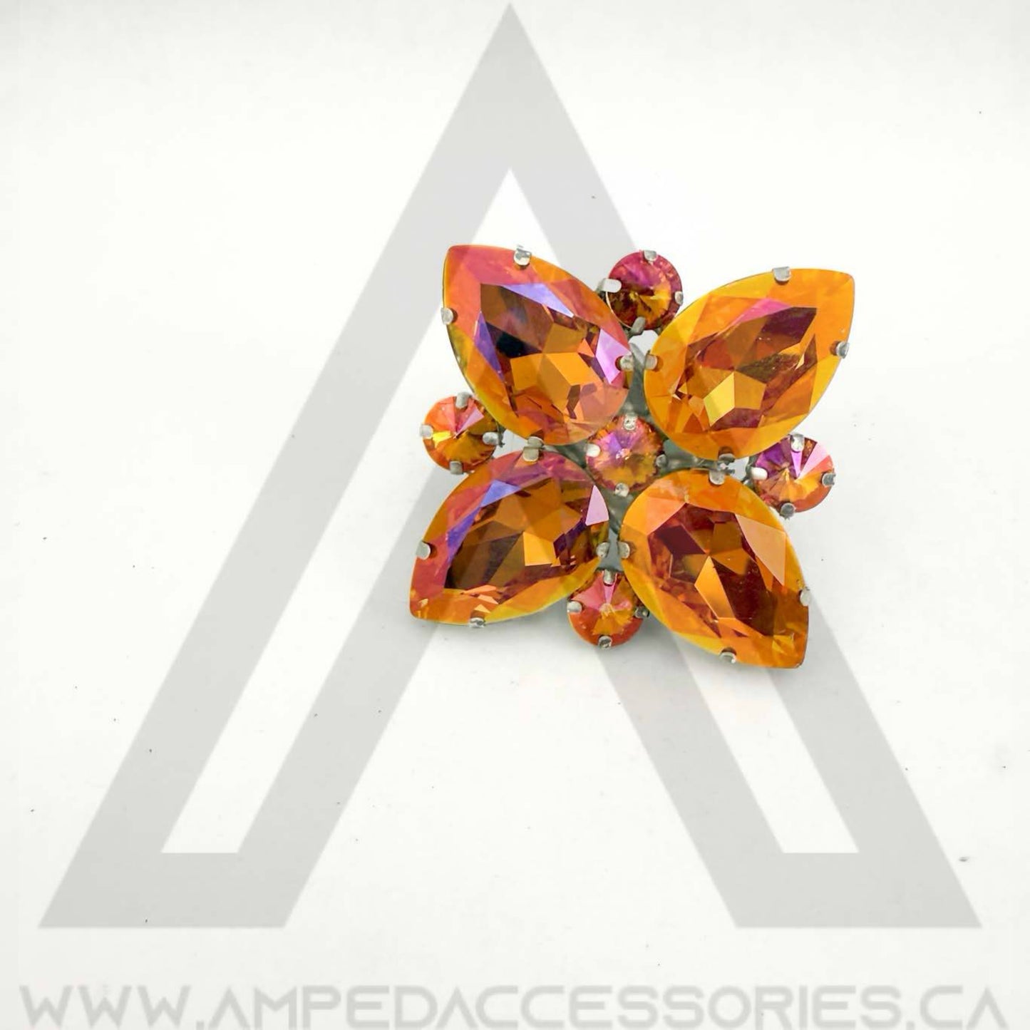 Bronzed Orange Rings