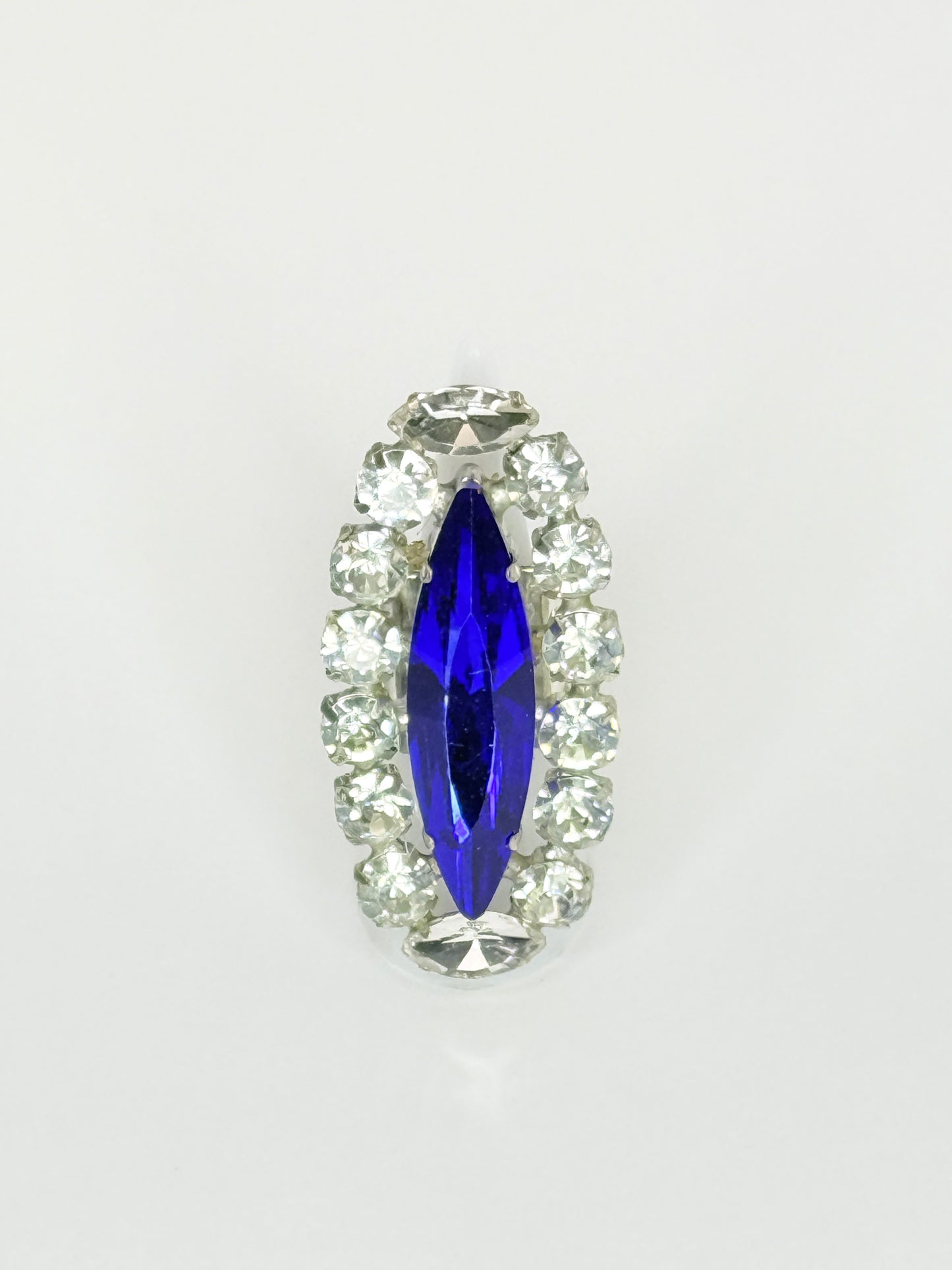 Cobalt Blue & Clear Ring