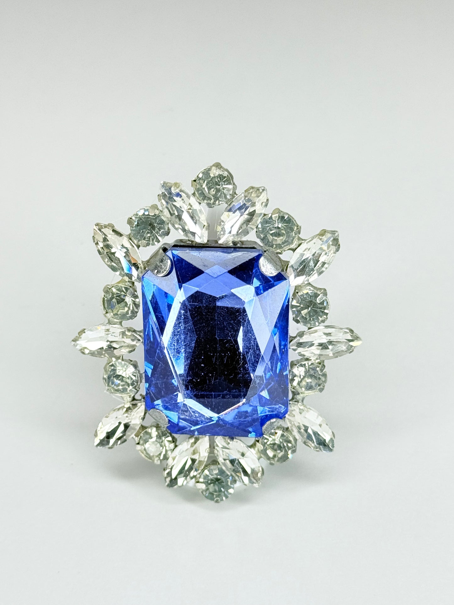 Light Blue & Clear Ring