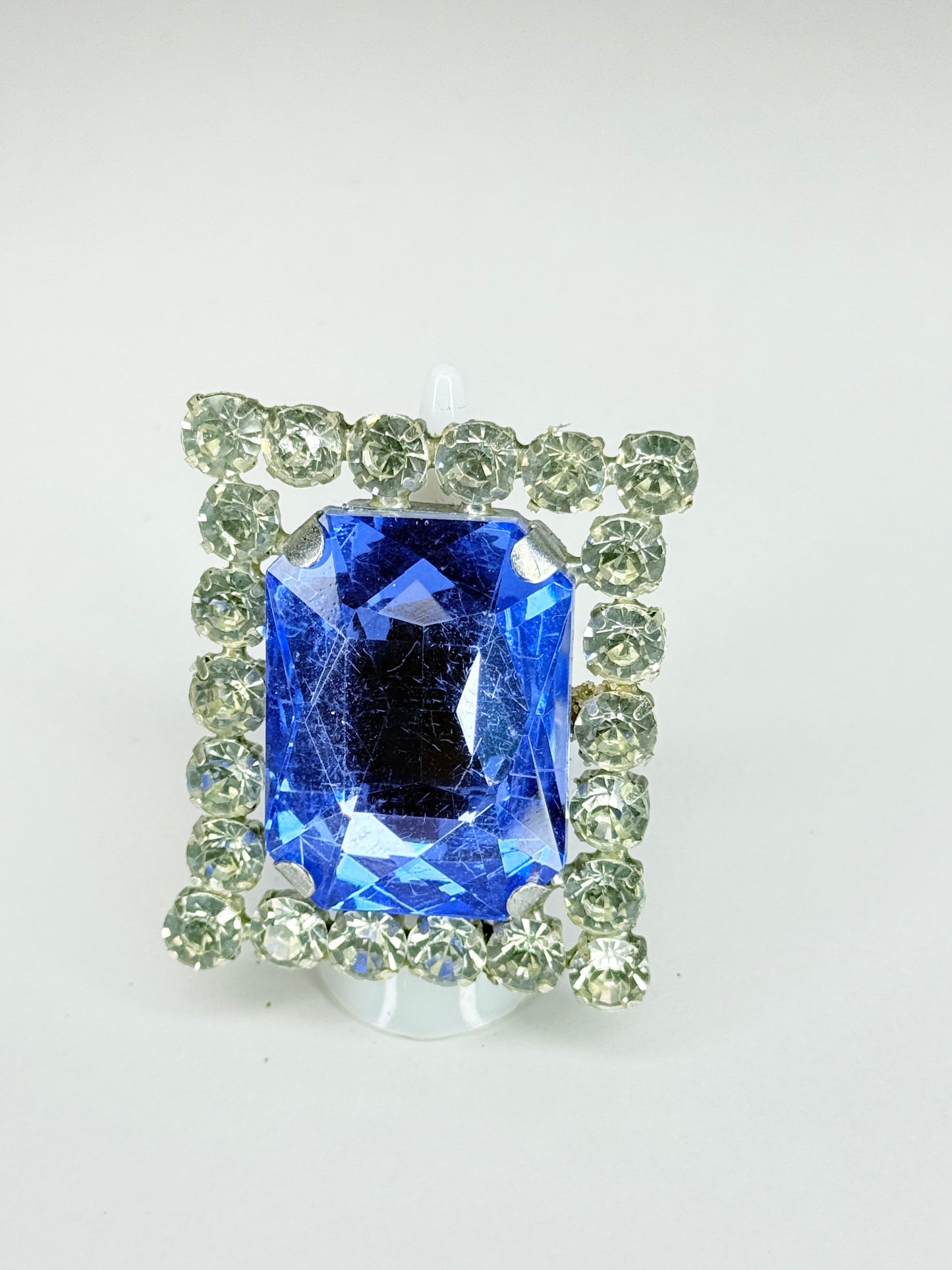 Light Blue & Clear Ring