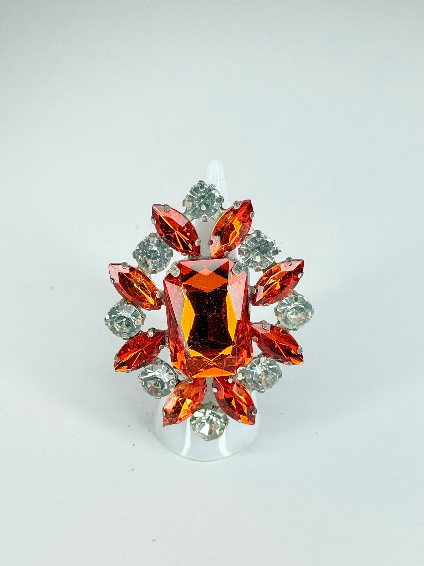 Orange & Clear Ring