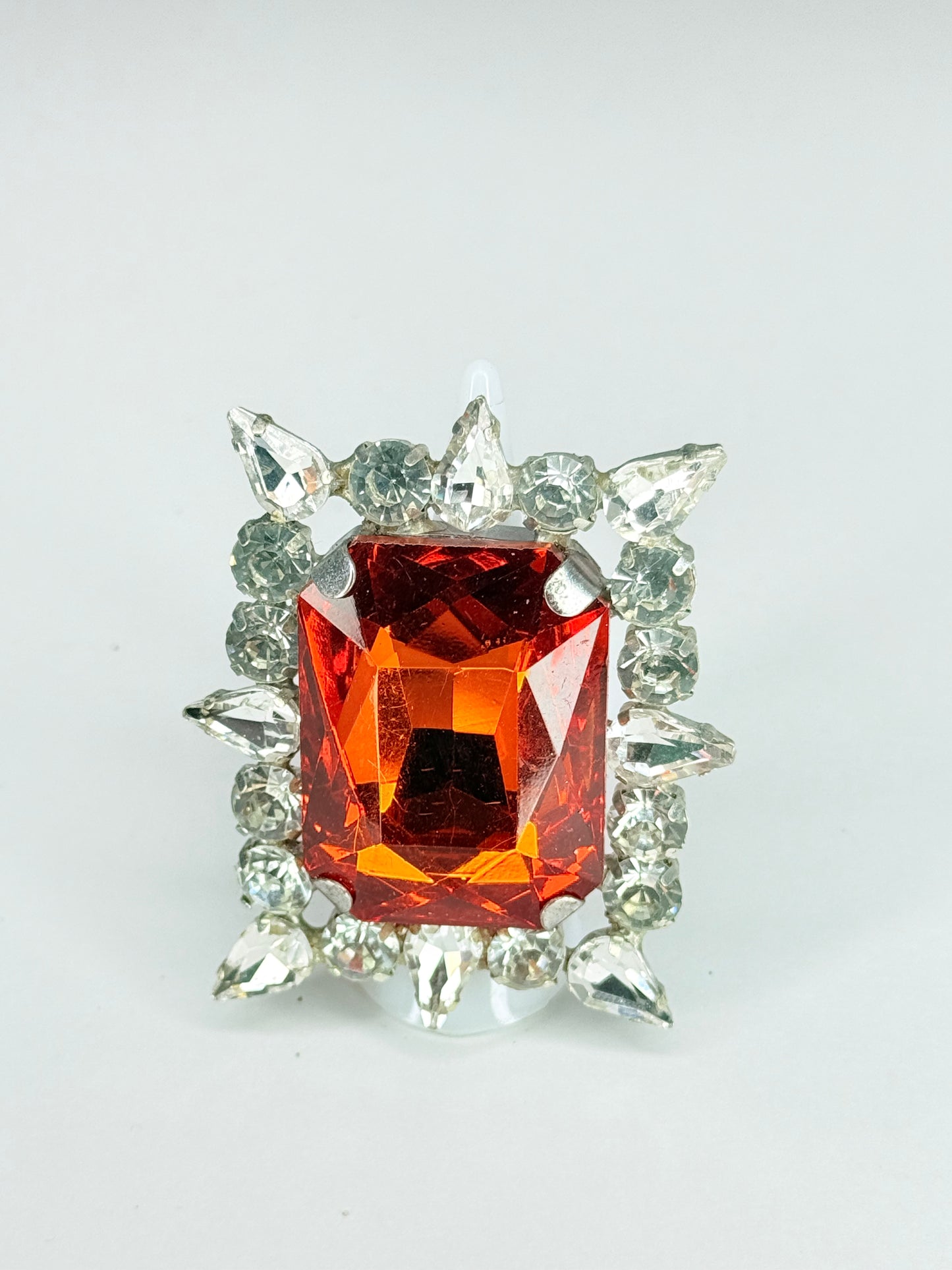 Orange & Clear Ring