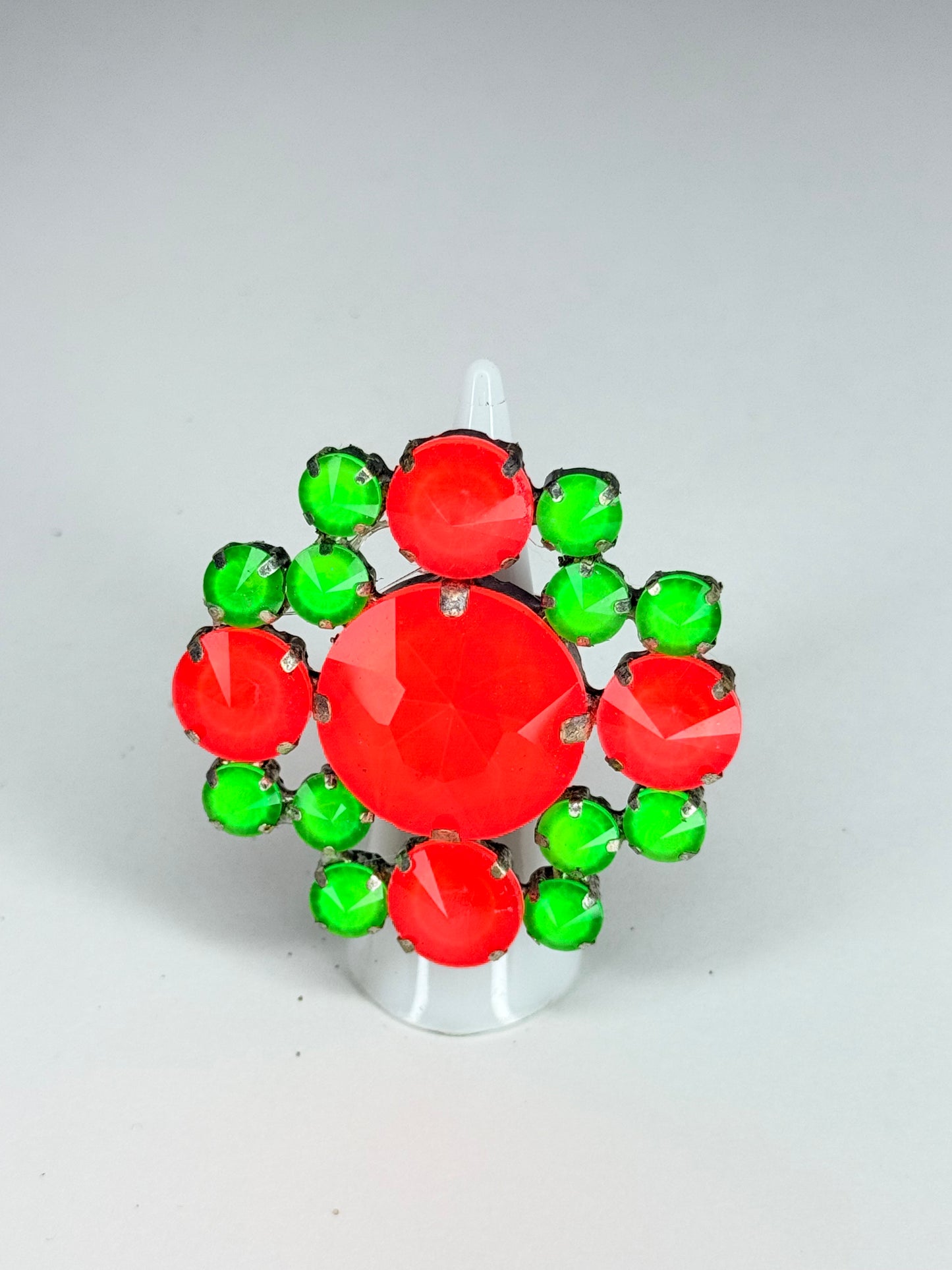 Neon Orange & Green Ring
