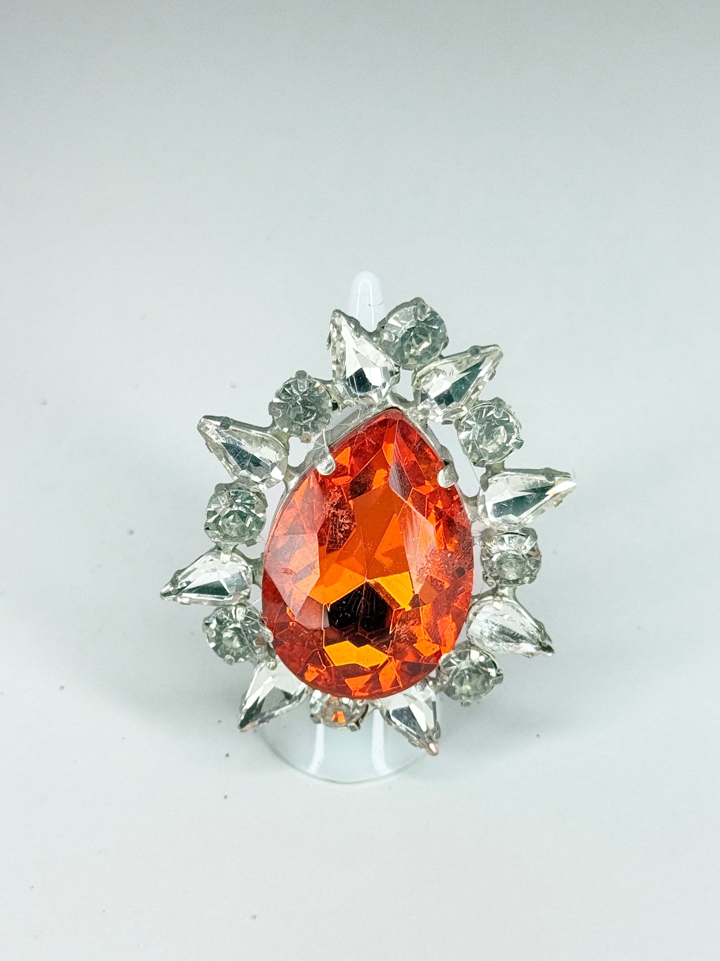 Orange & Clear Ring