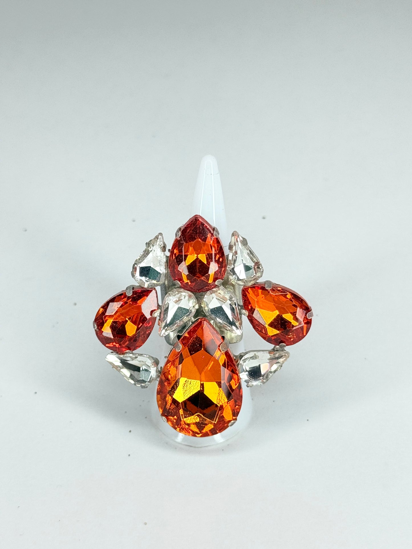 Orange & Clear Ring