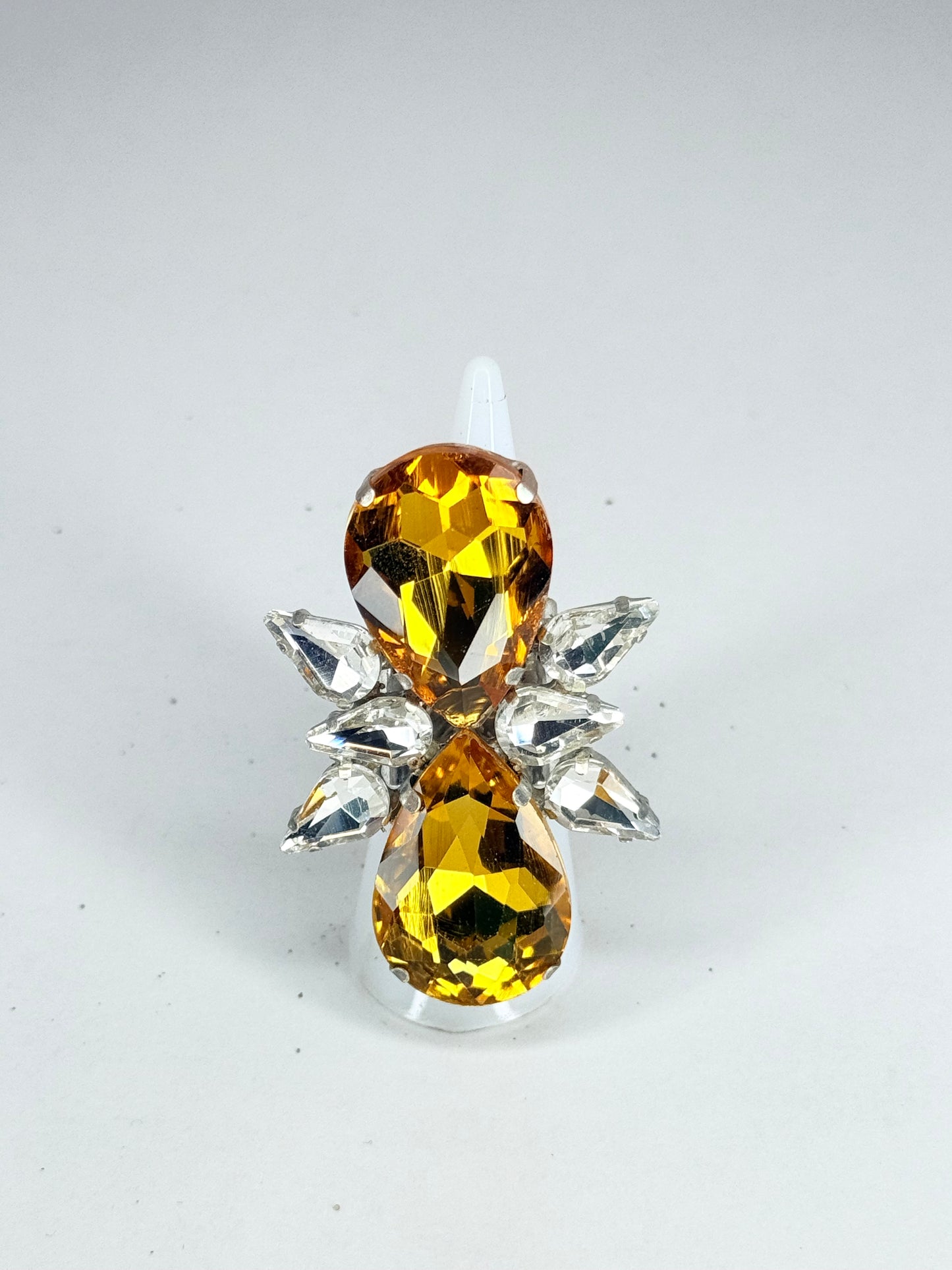 Topaz & Clear Ring