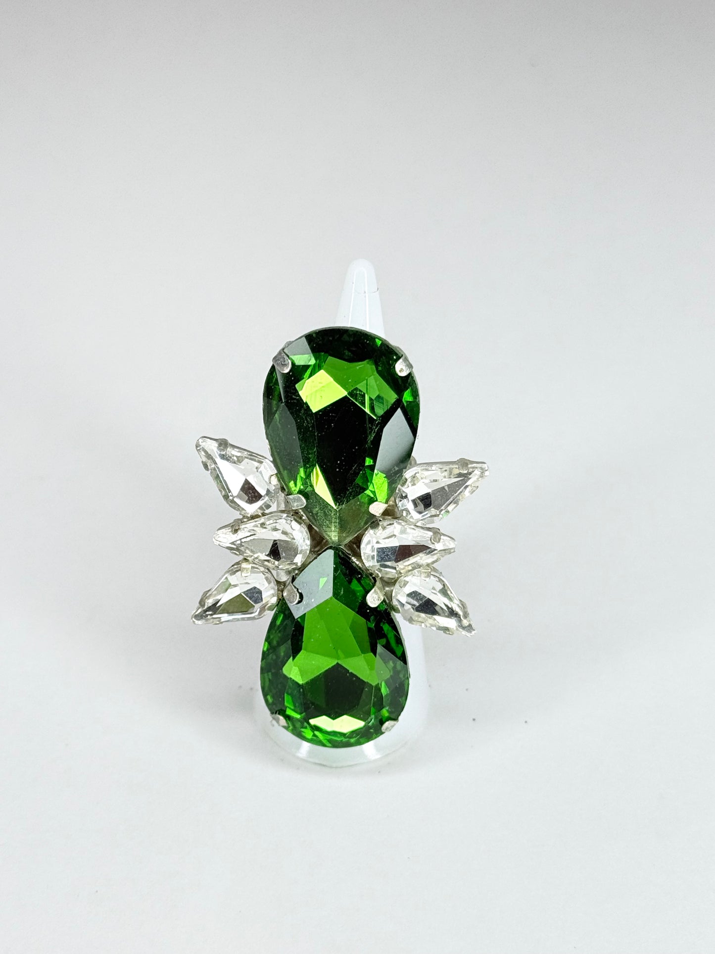 Emerald & Clear Ring