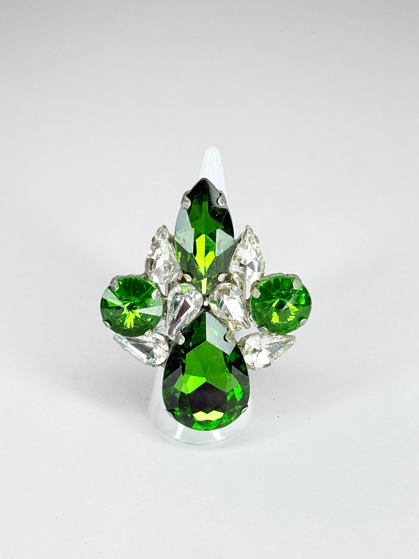 Emerald & Clear Ring