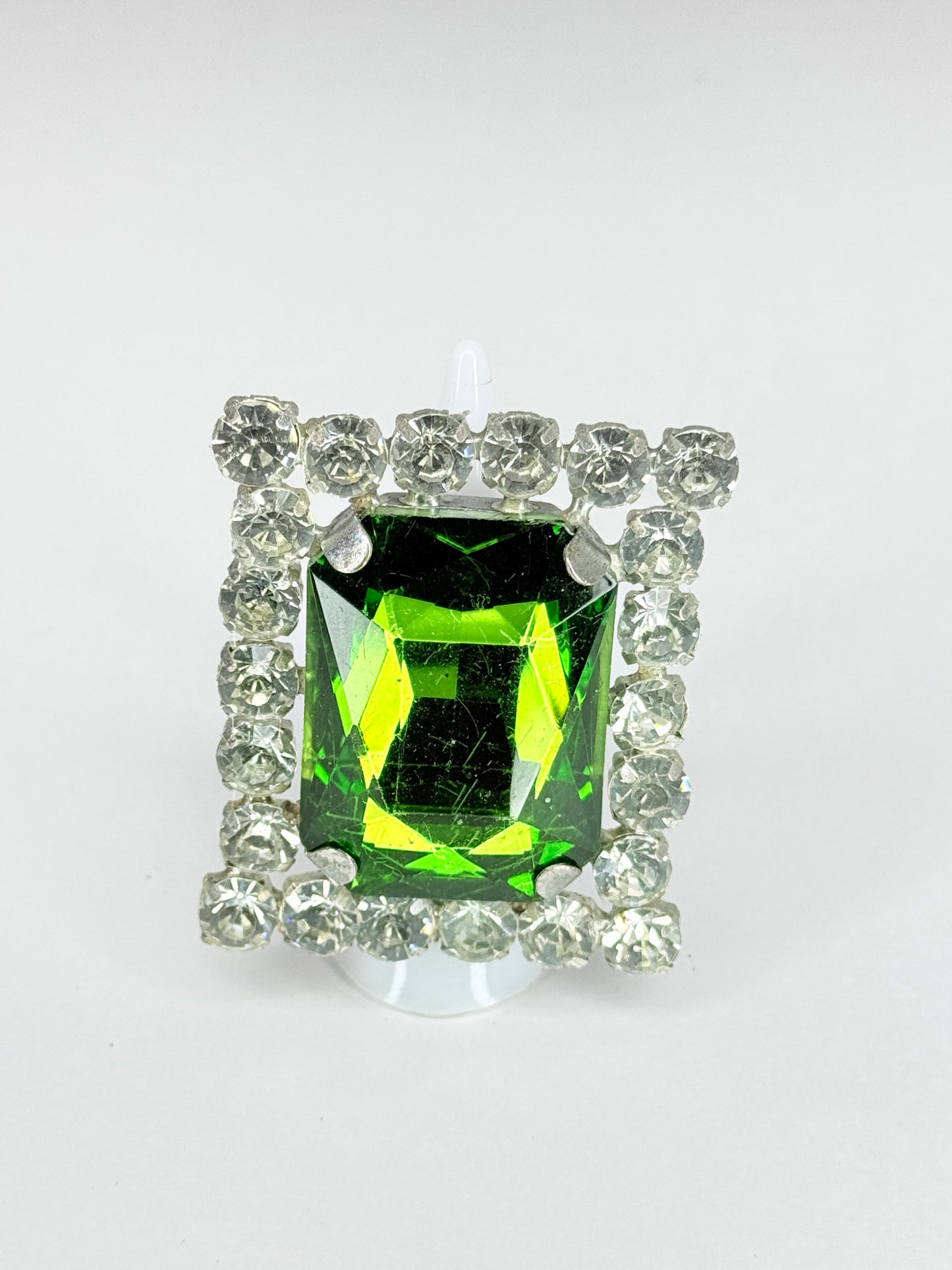 Emerald & Clear Ring