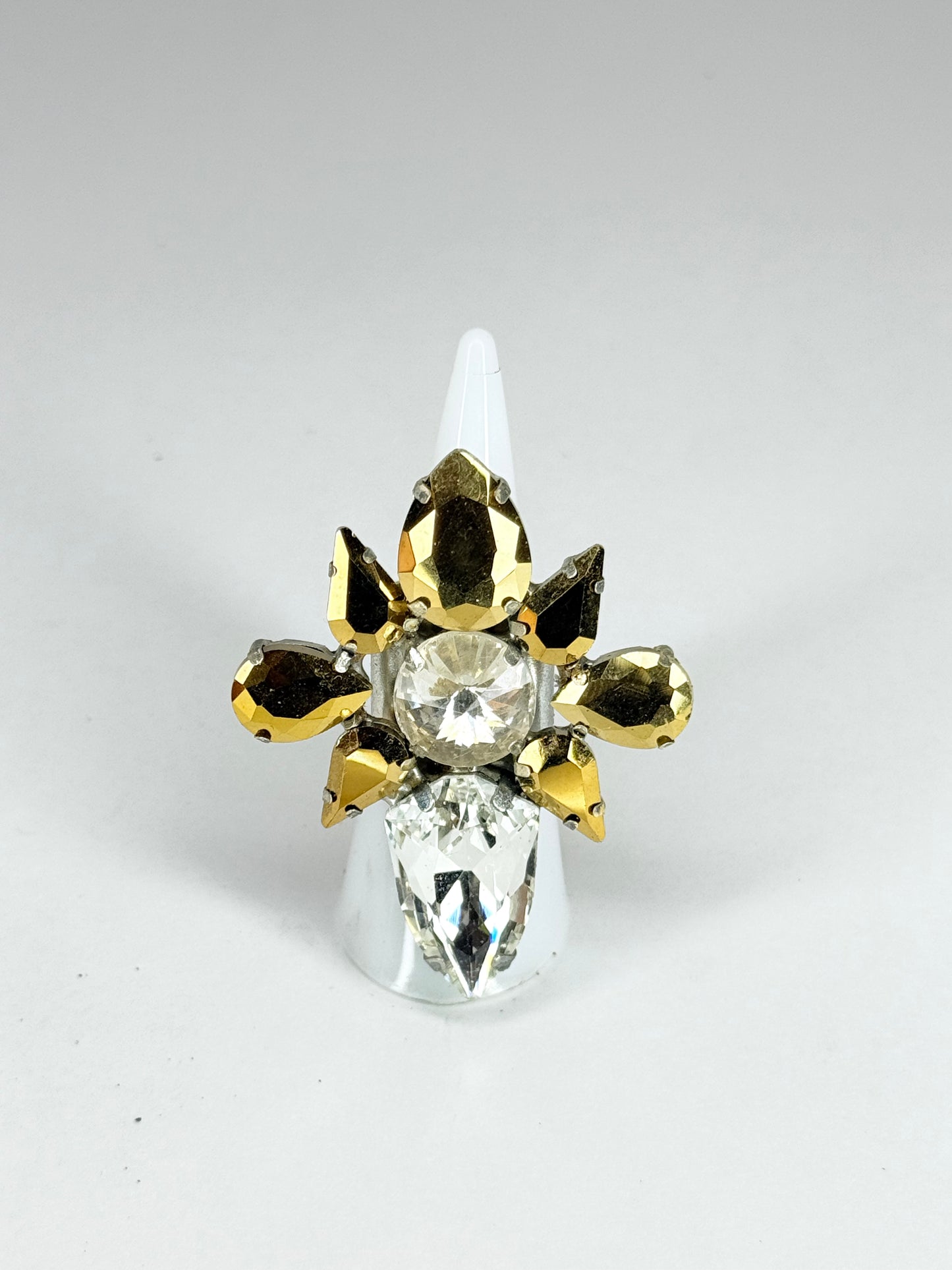 Gold & Clear Ring