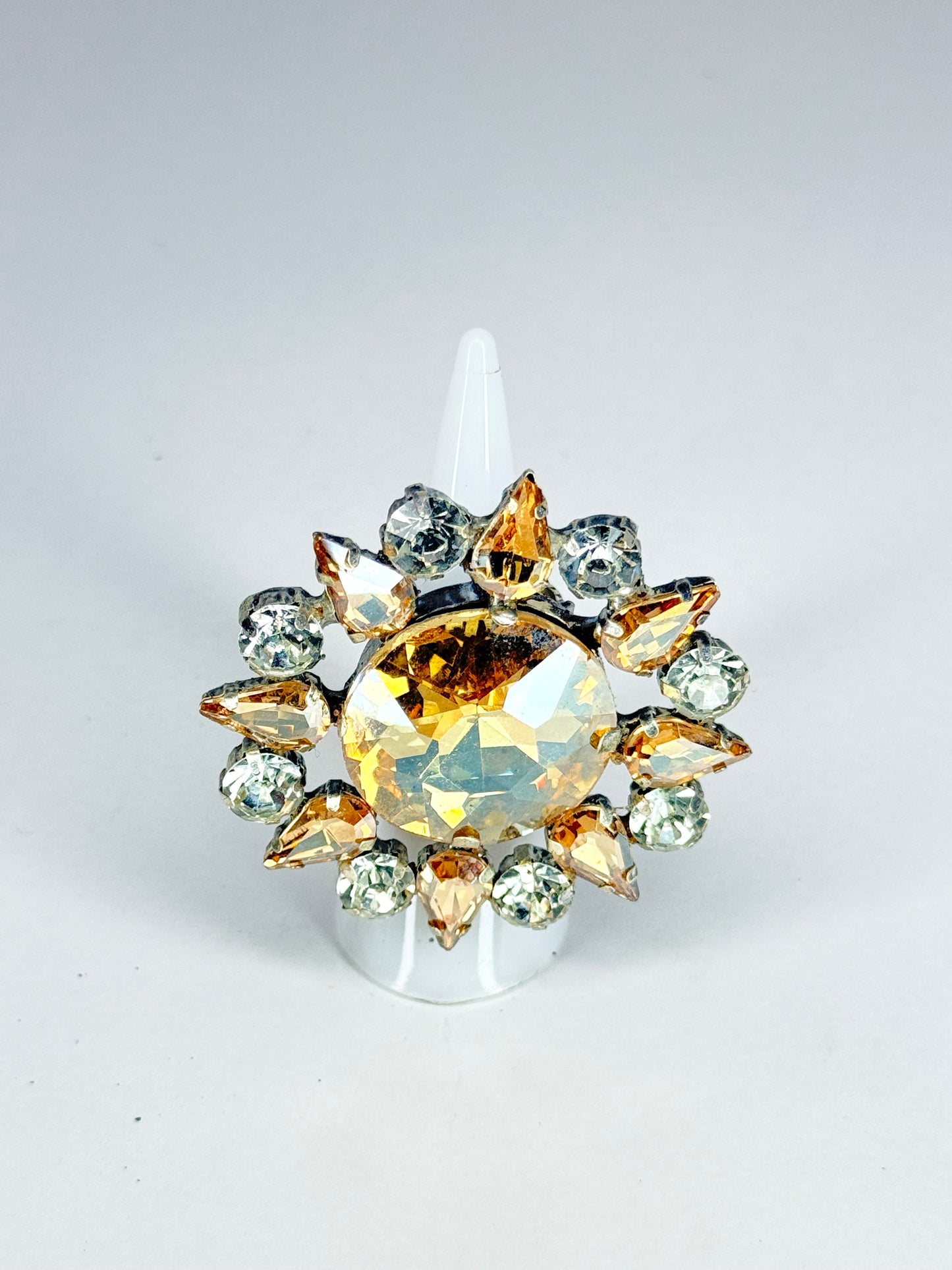 Champagne & Clear Ring