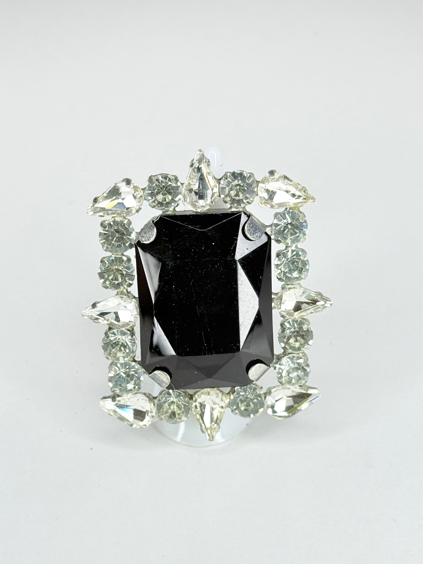 Black & Clear Ring