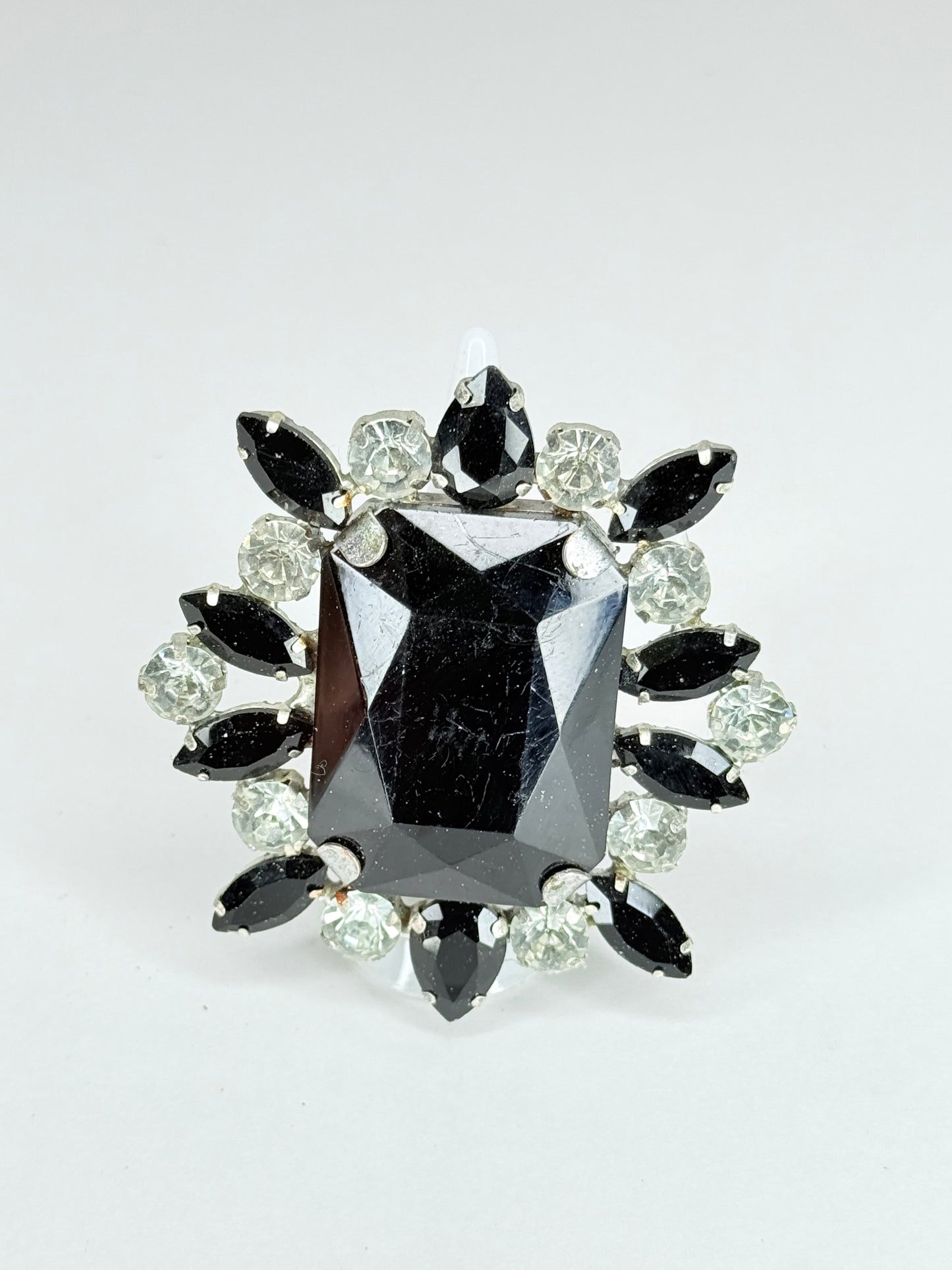 Black & Clear Ring