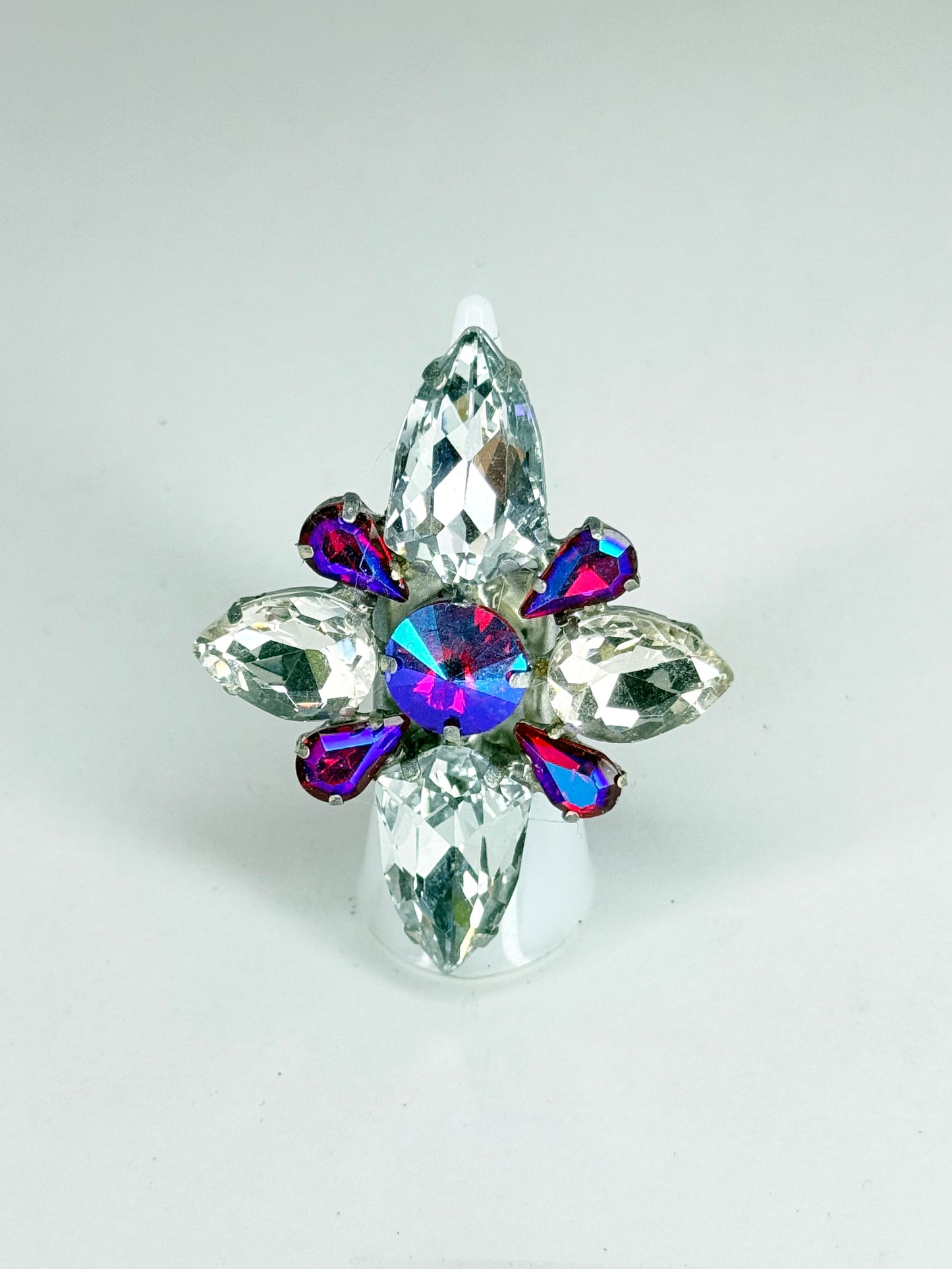 Red AB & Clear Ring