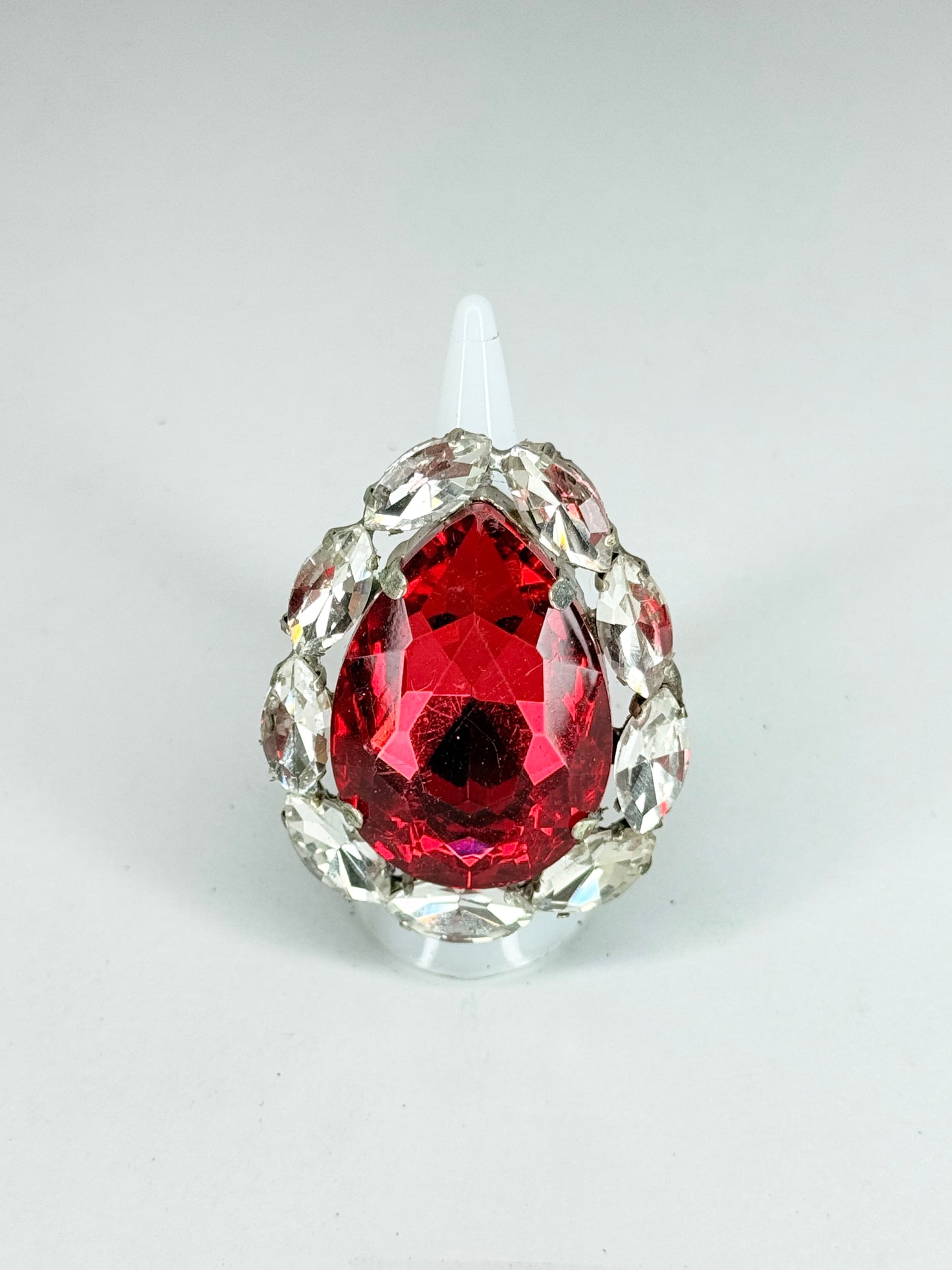Red & Clear Ring