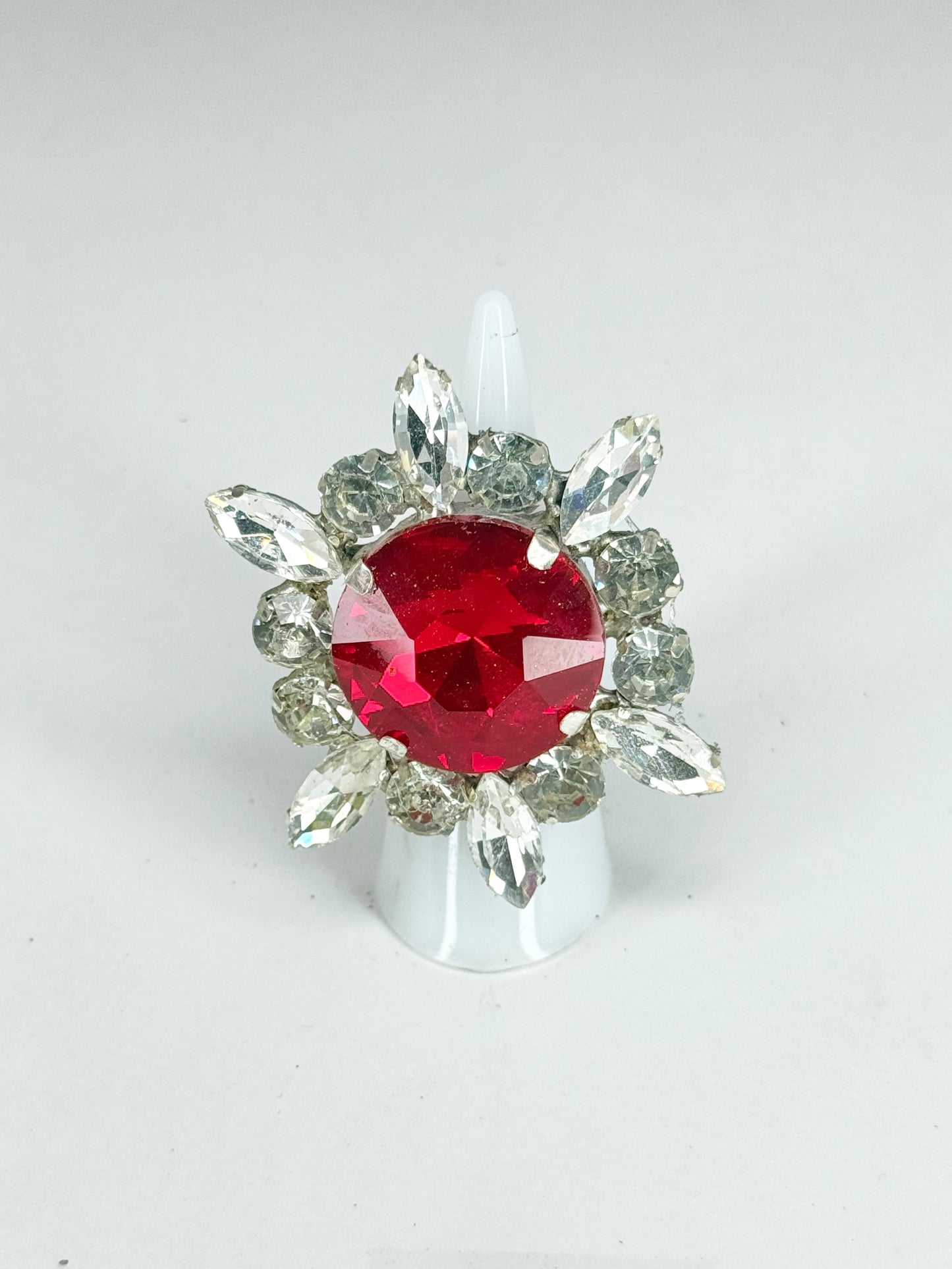 Red & Clear Ring