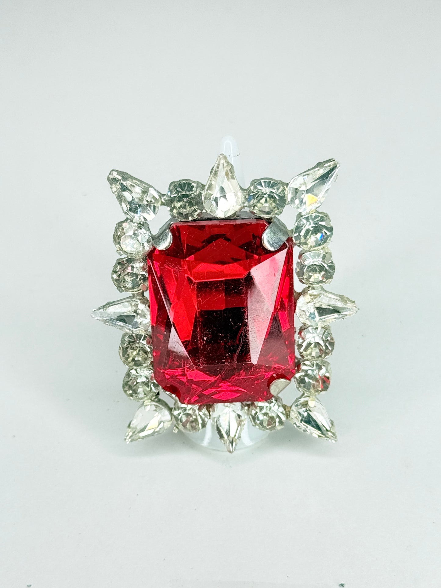 Red & Clear Ring