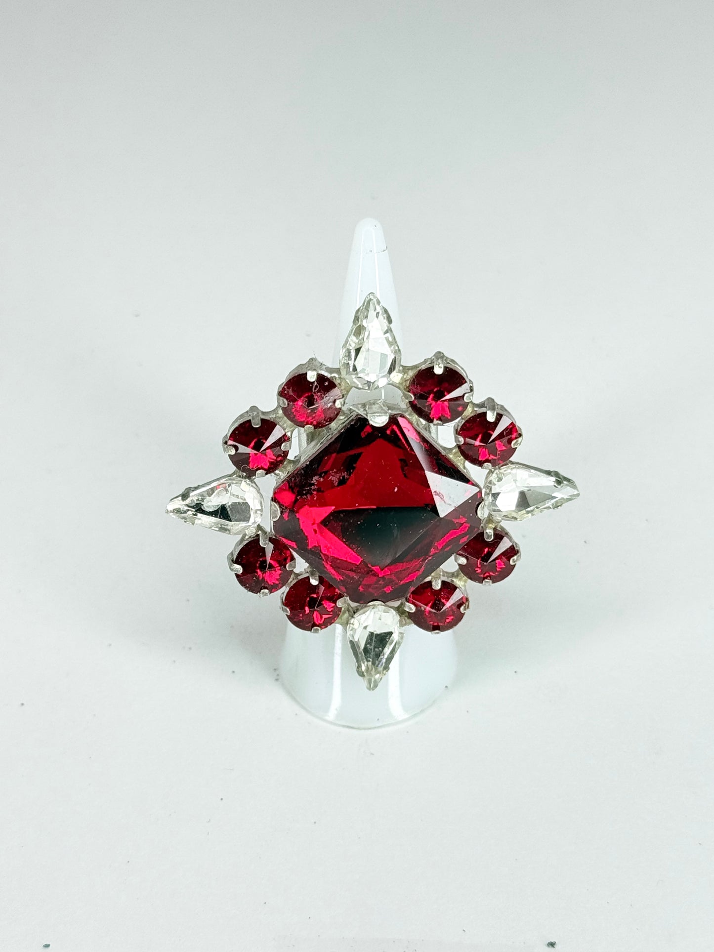 Red & Clear Ring