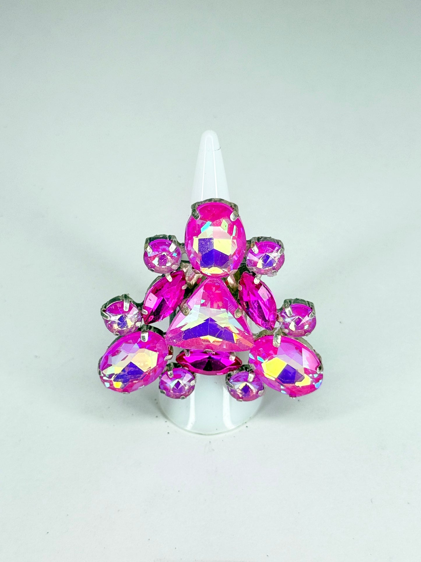 Fuchsia Mocha AB Ring