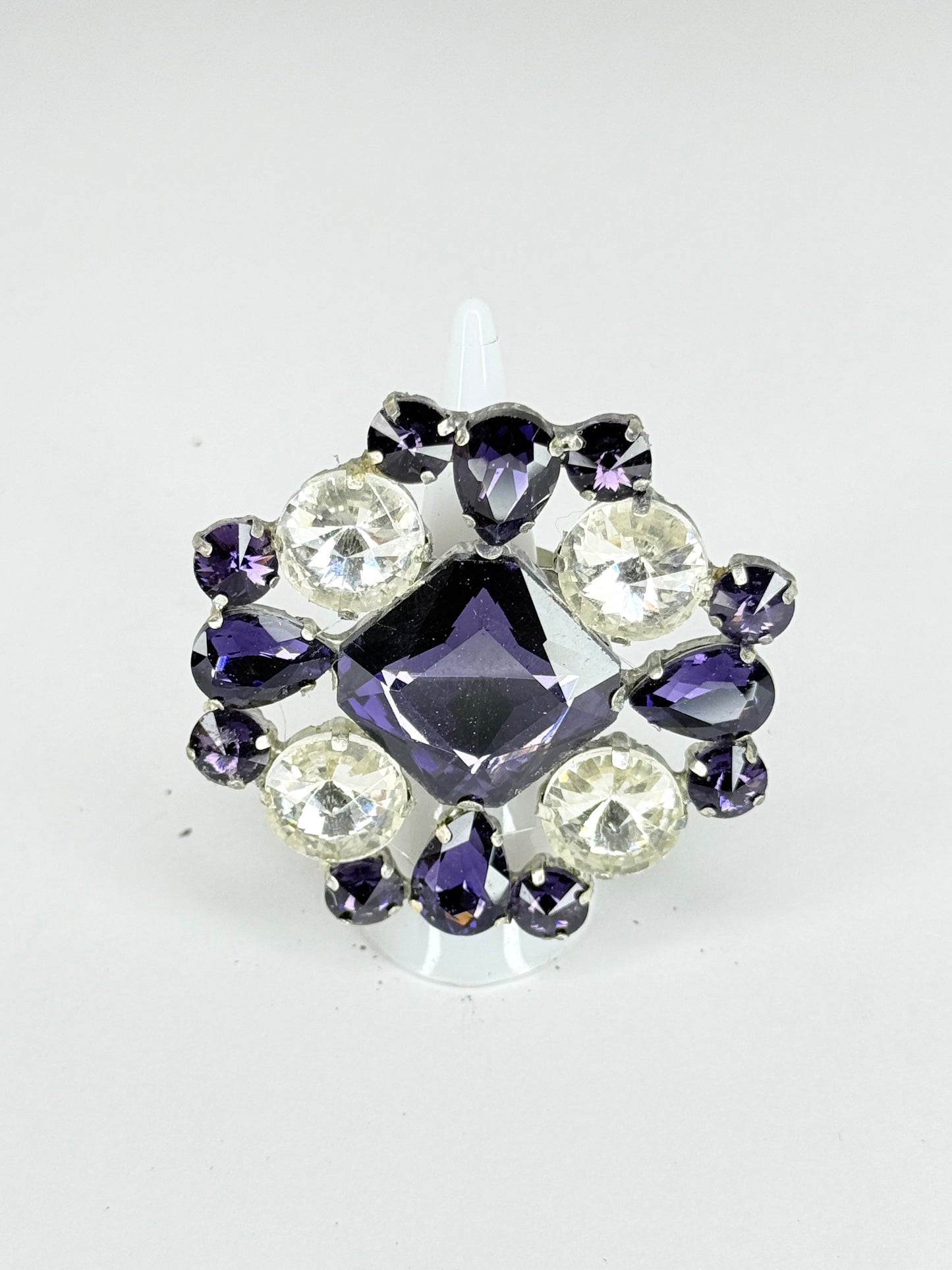 Purple & Clear Ring