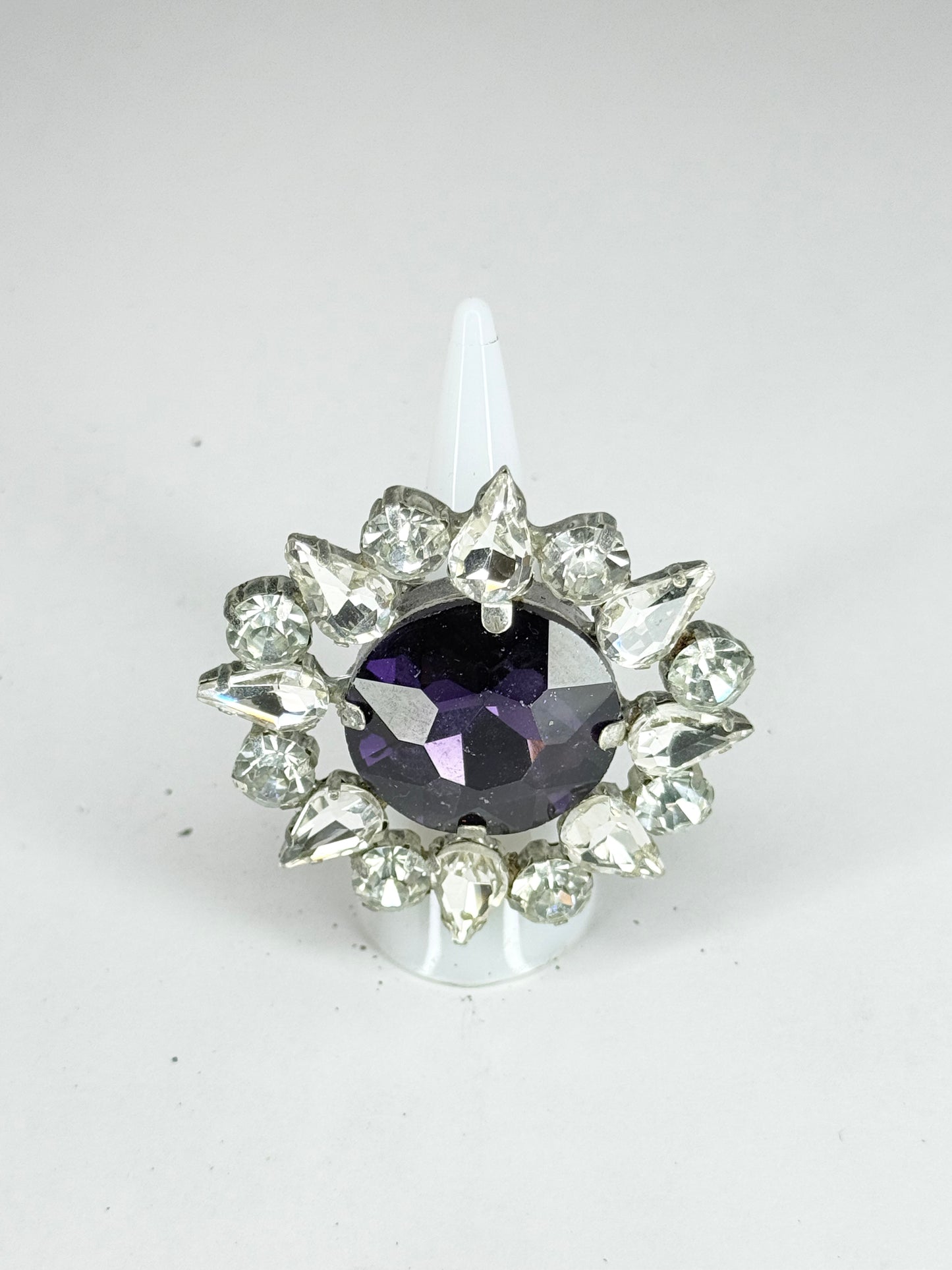 Purple & Clear Ring