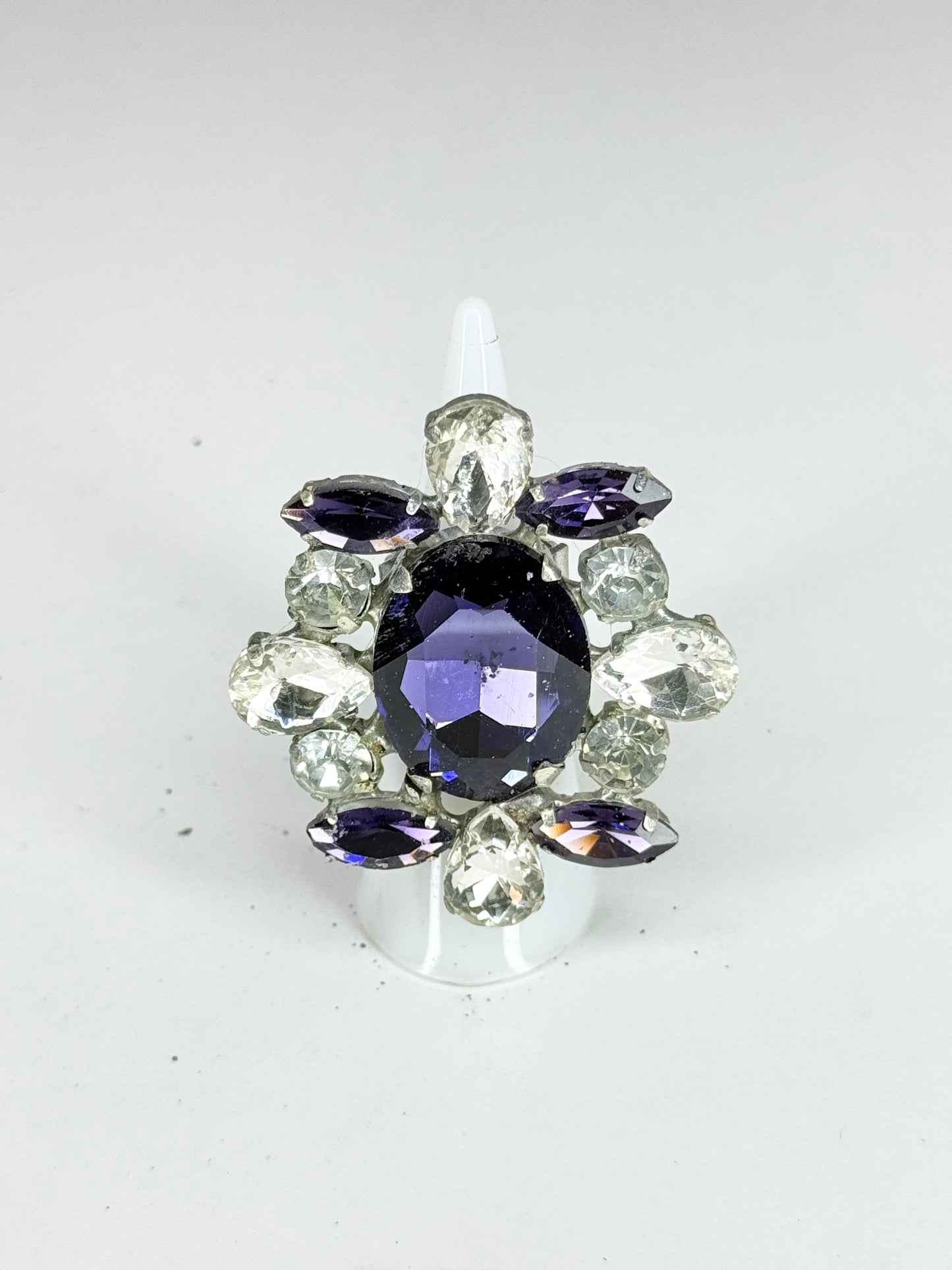 Purple & Clear Ring