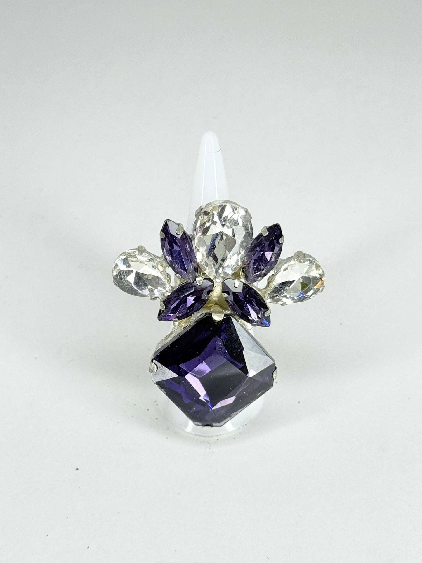 Purple & Clear Ring