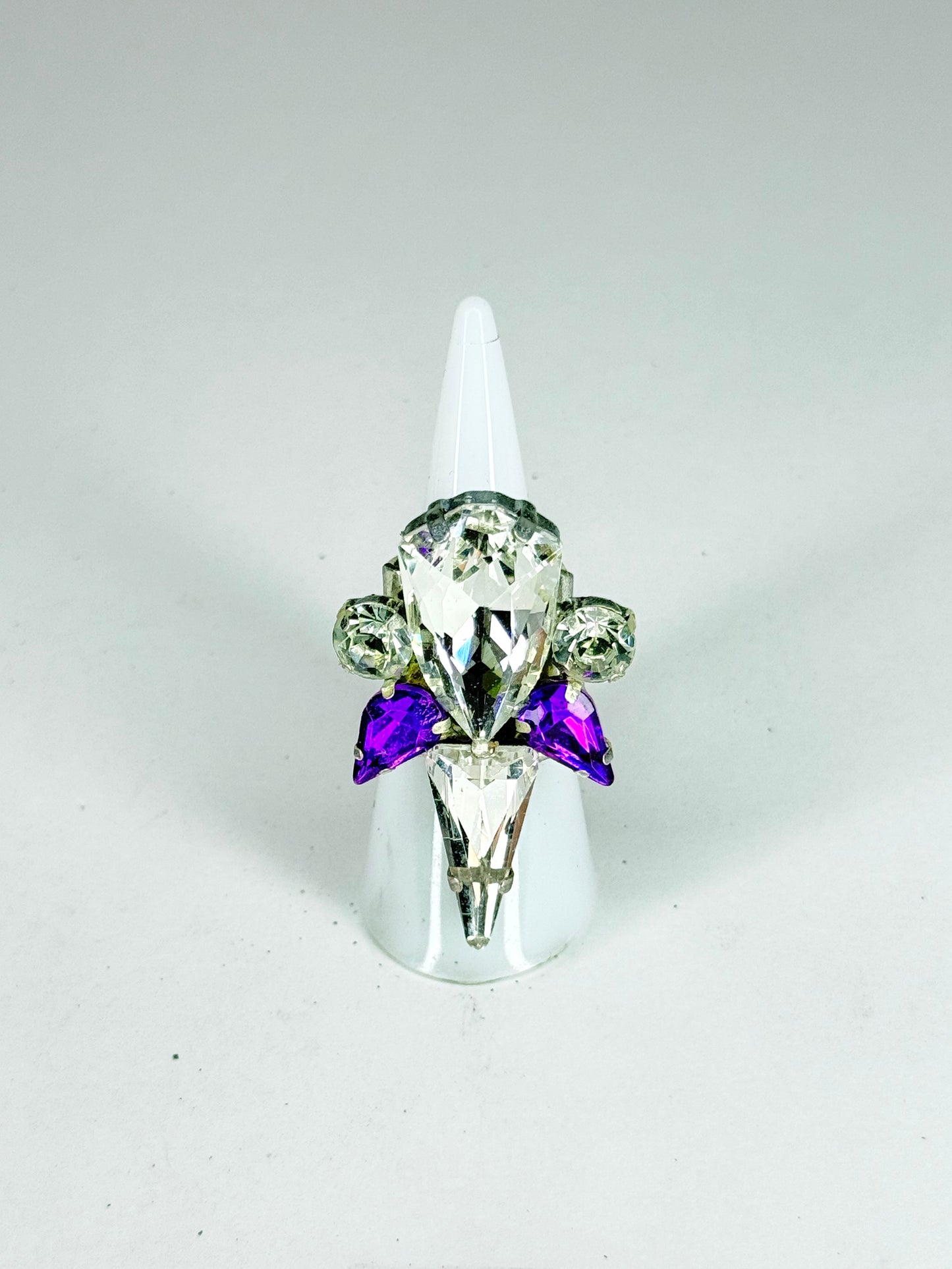 Purple & Clear Ring