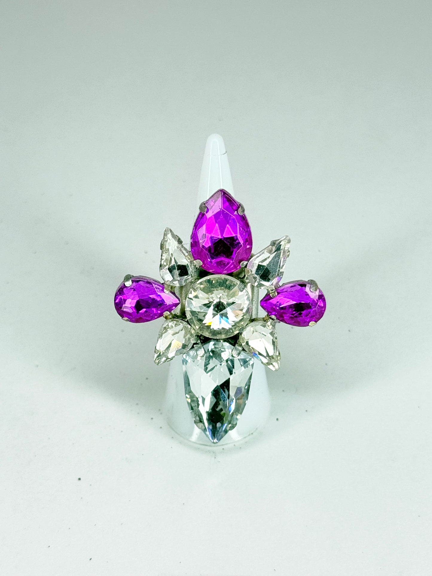 Purple & Clear Ring