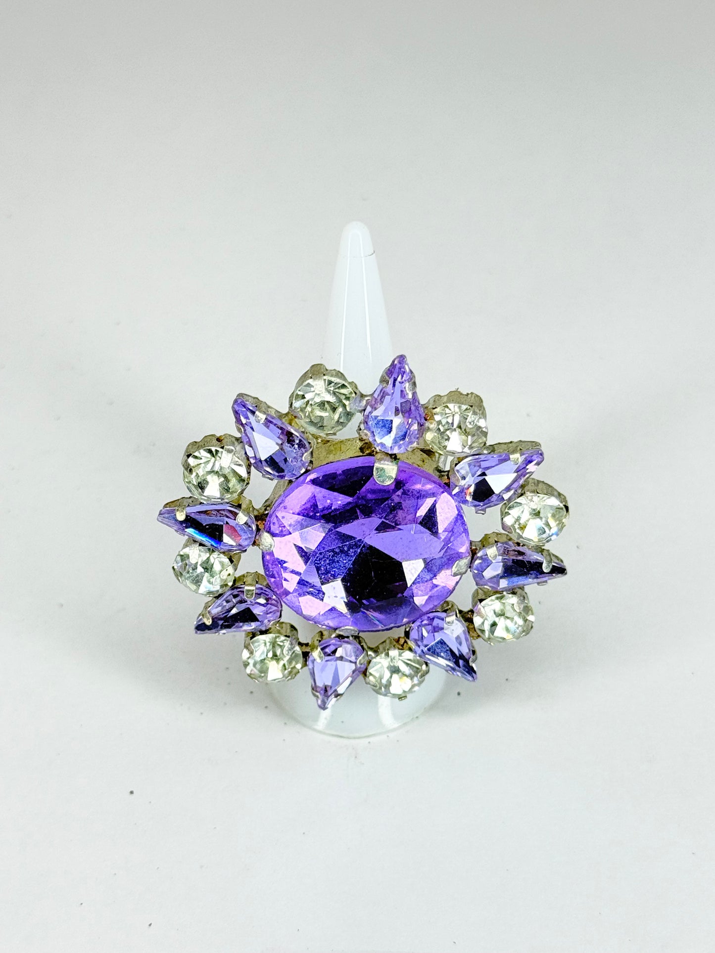 Purple & Clear Ring