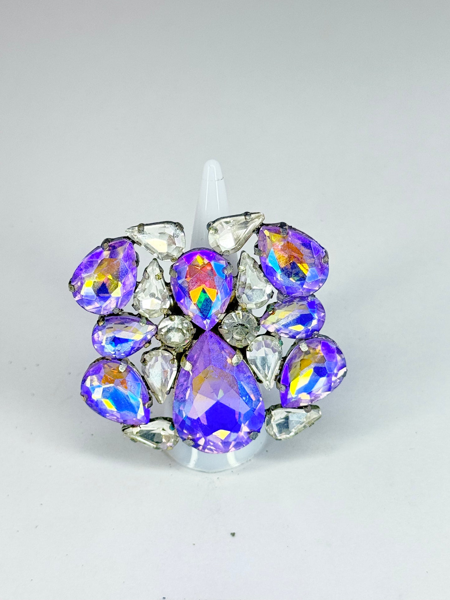 Violet AB & Clear Ring