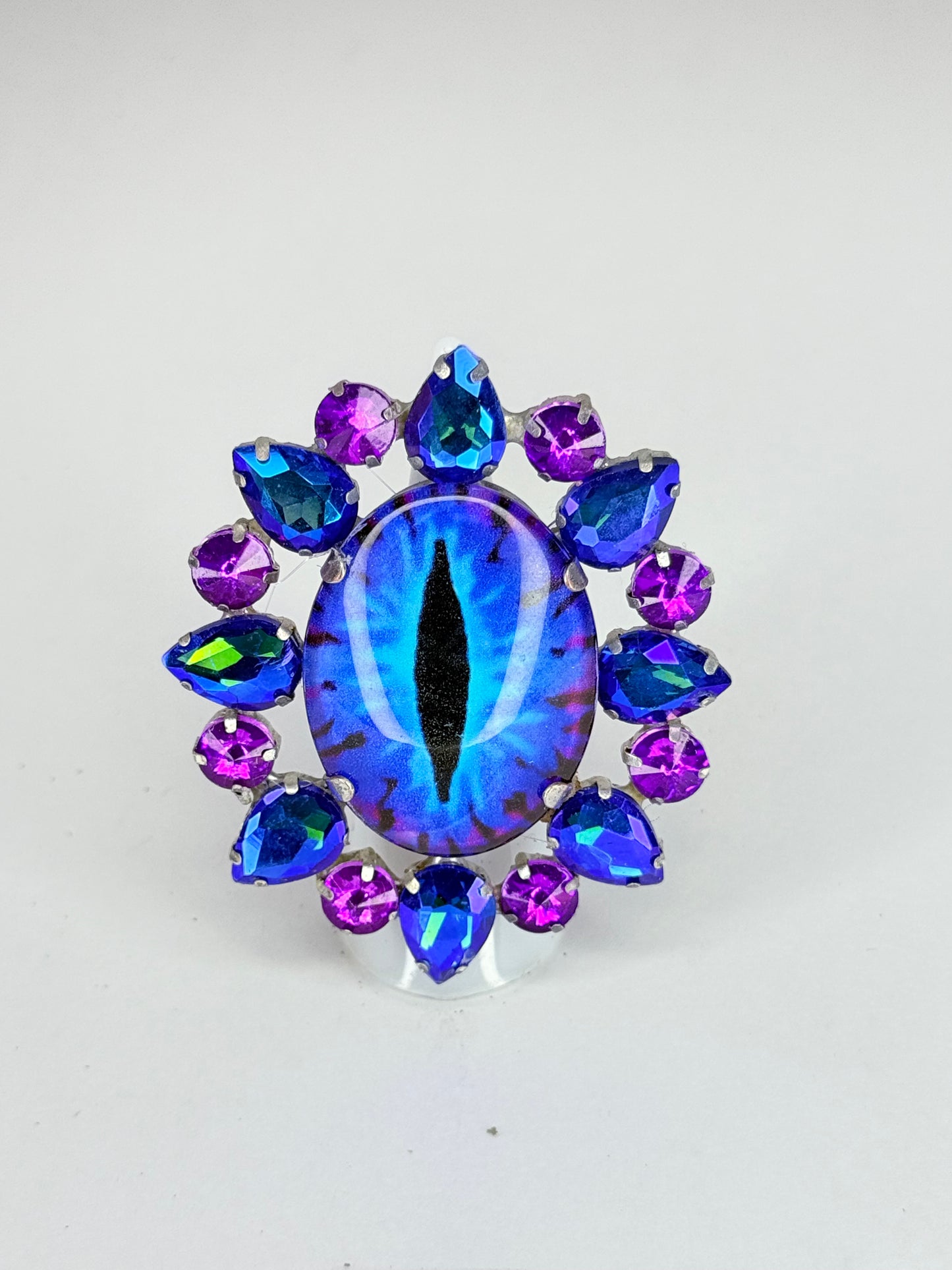 Blue & Purple Eyeball Ring