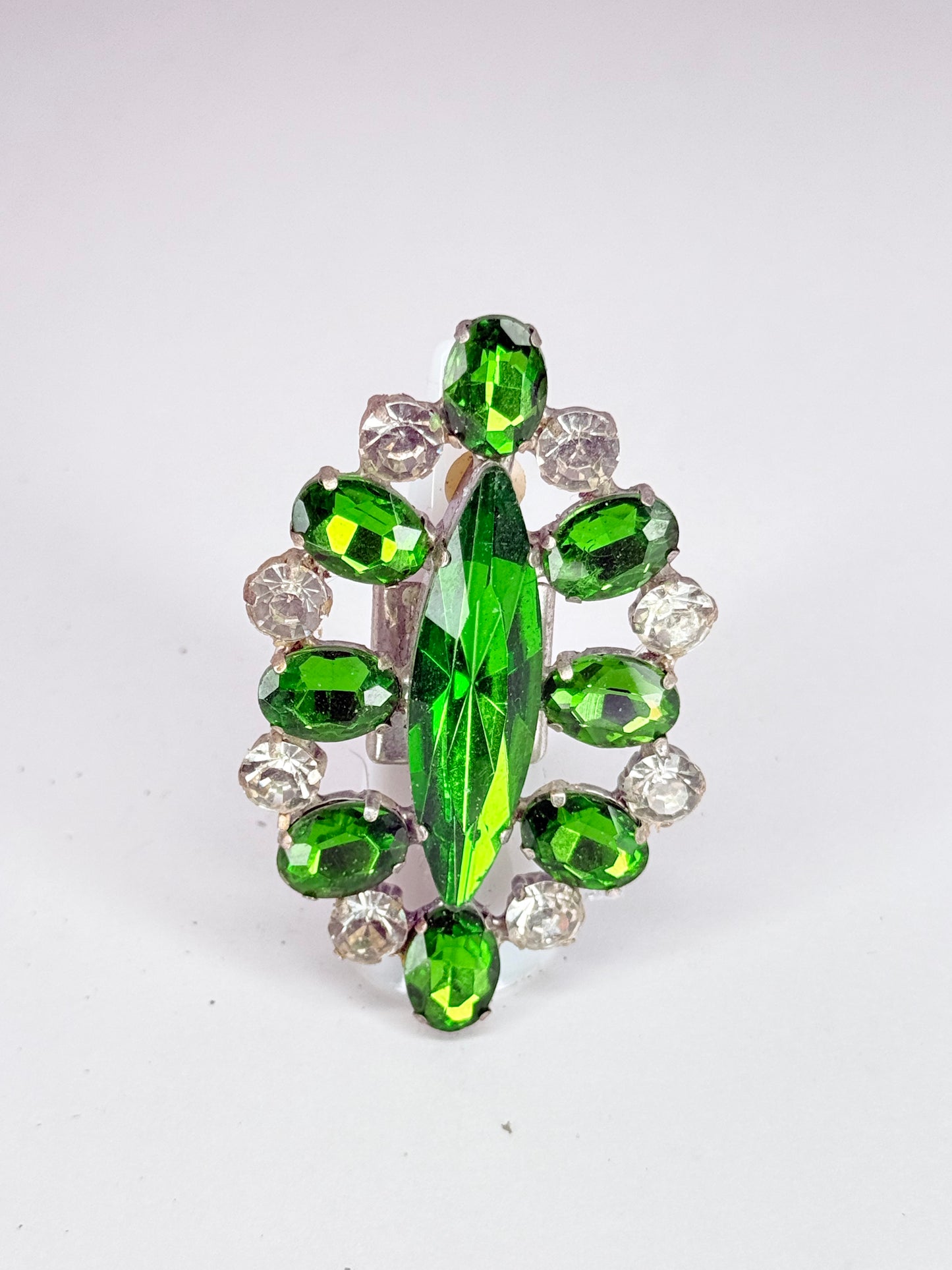 Emerald & Clear Ring