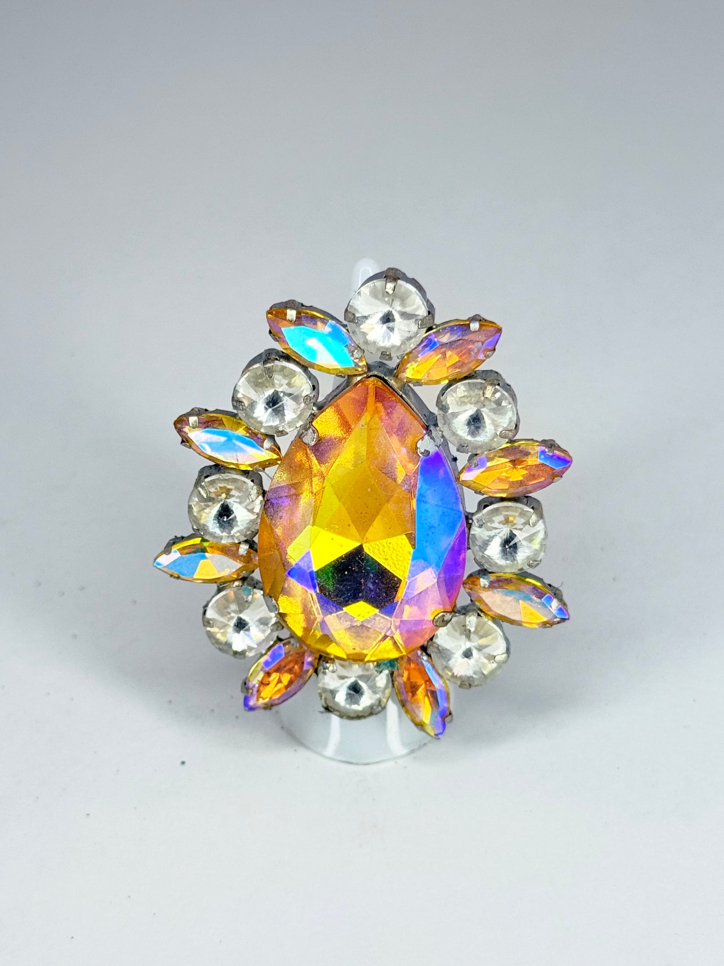 Topaz AB & Clear Ring
