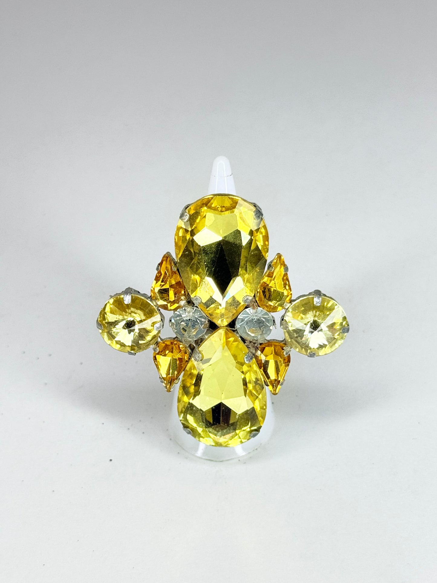 Light Yellow & Clear Ring