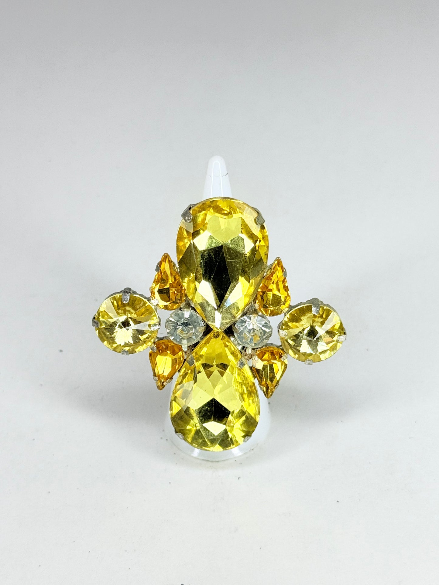 Light Yellow & Clear Ring