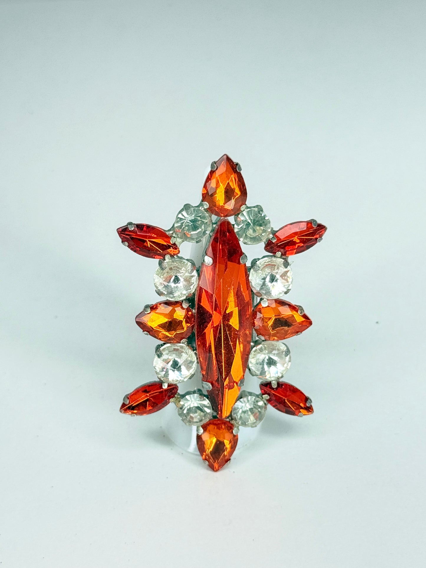 Orange & Clear Ring