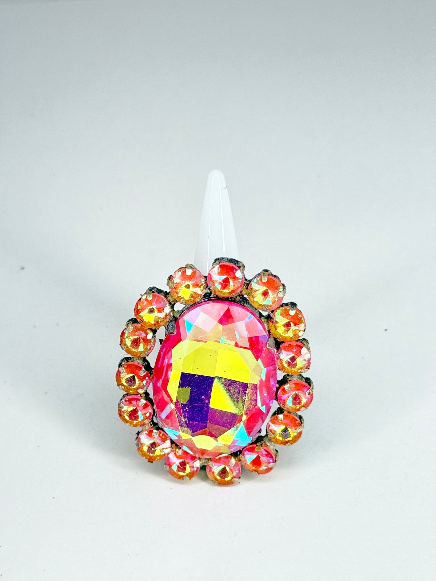 Peach Mocha AB Ring
