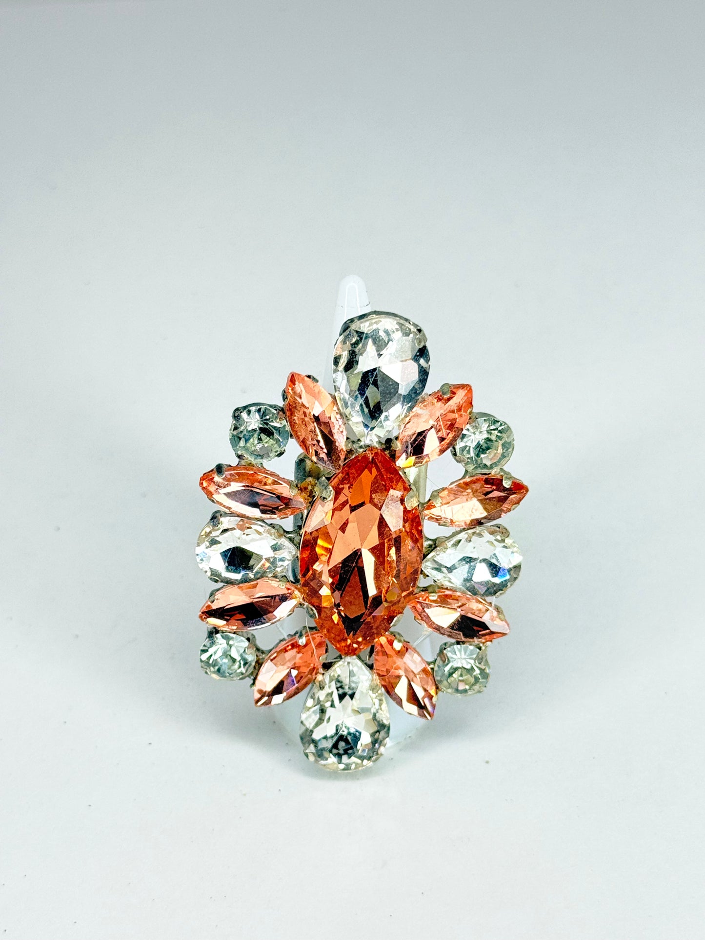 Peach & Clear Ring