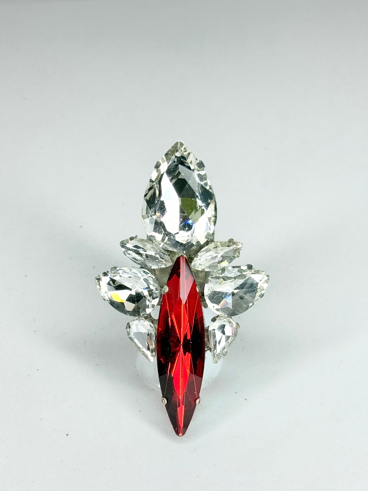 Red & Clear Ring