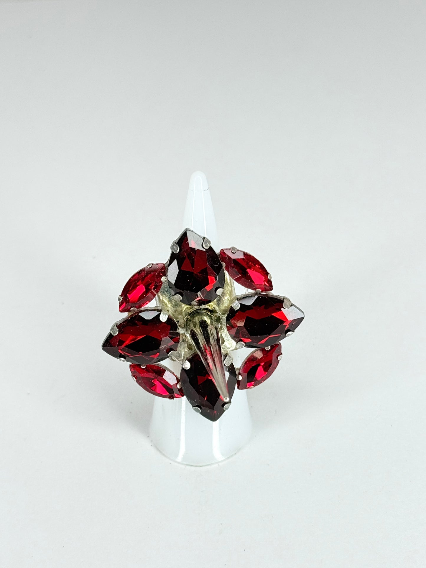 Red Spike Ring